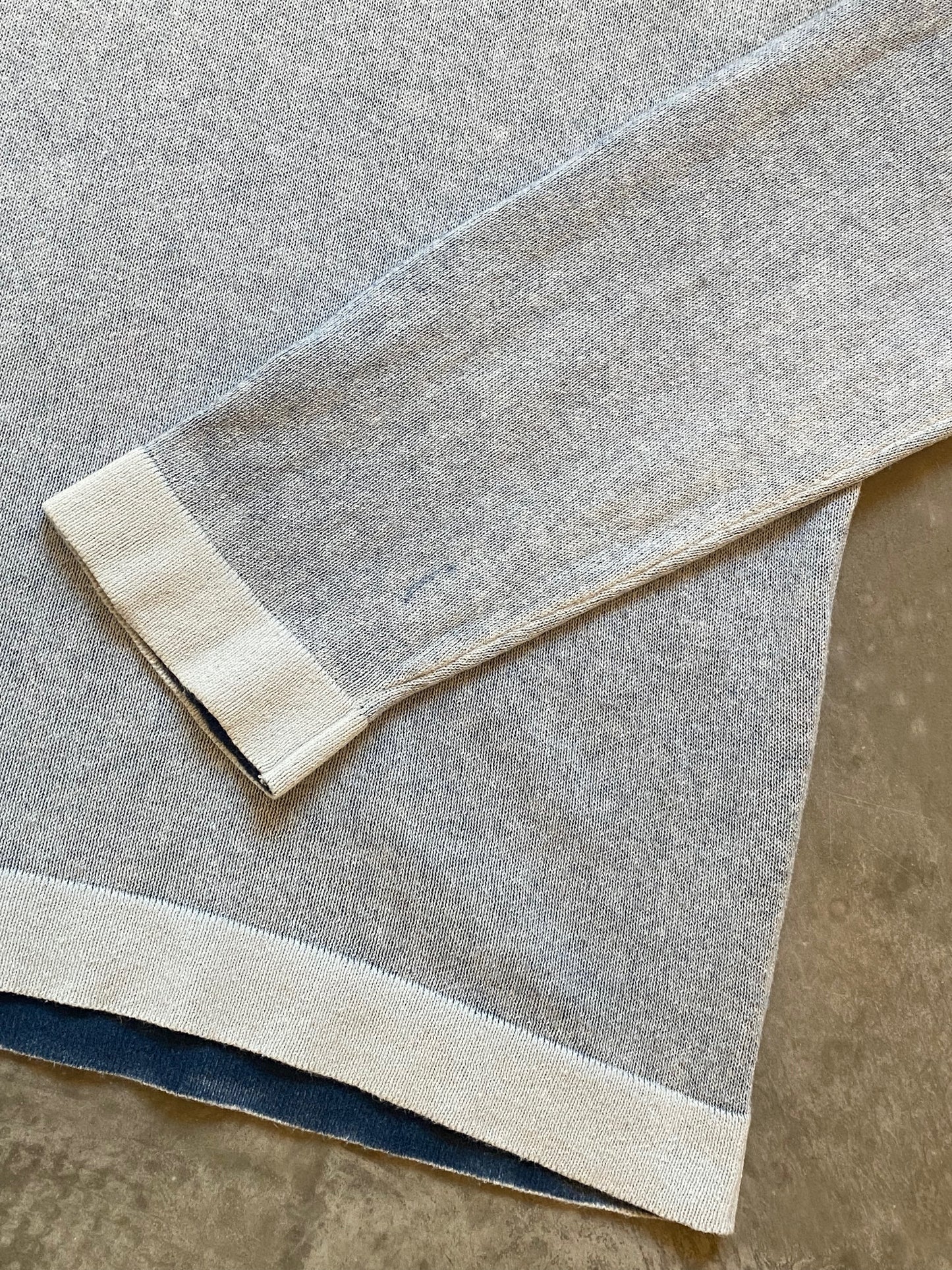 Stone Island Hooded Top - White/Blue - Medium