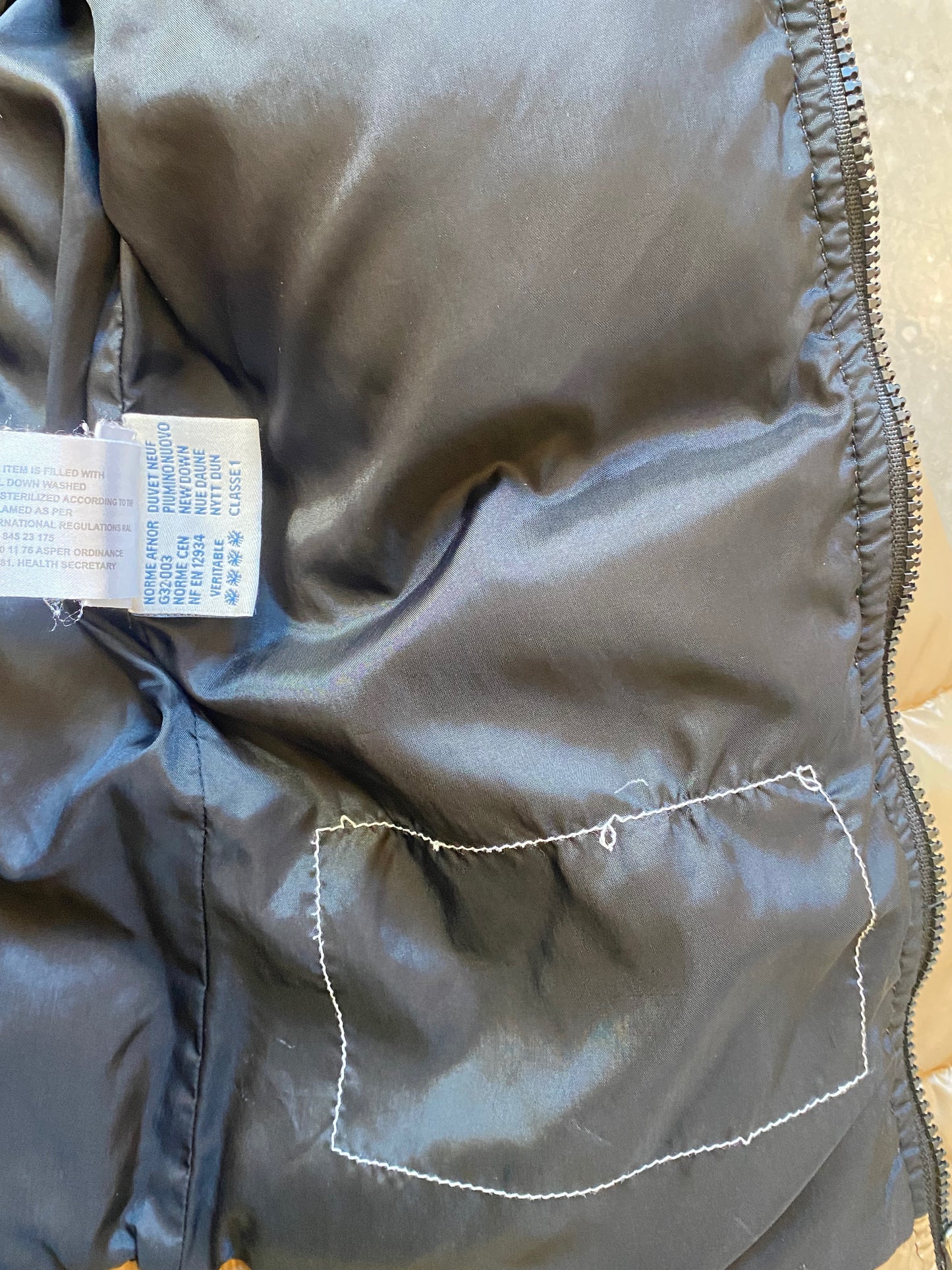 Monclera Apliquéd Quilted Shell Down Jacket - Brown - Small (2)