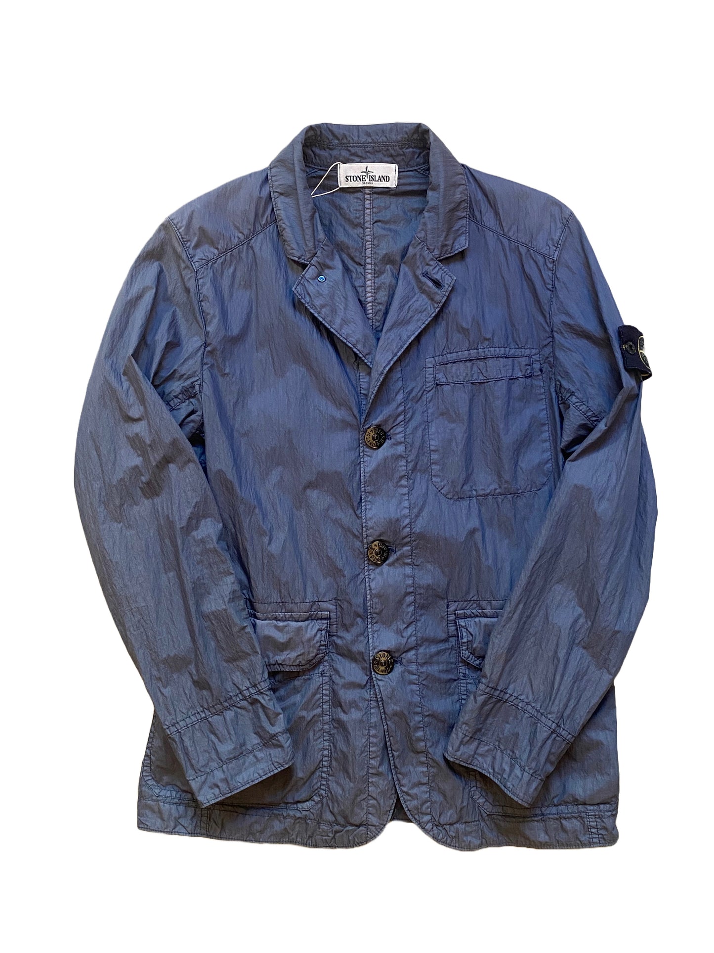 Stone Island S/S 2013 Mussola Watro Jacket - Blue - Small