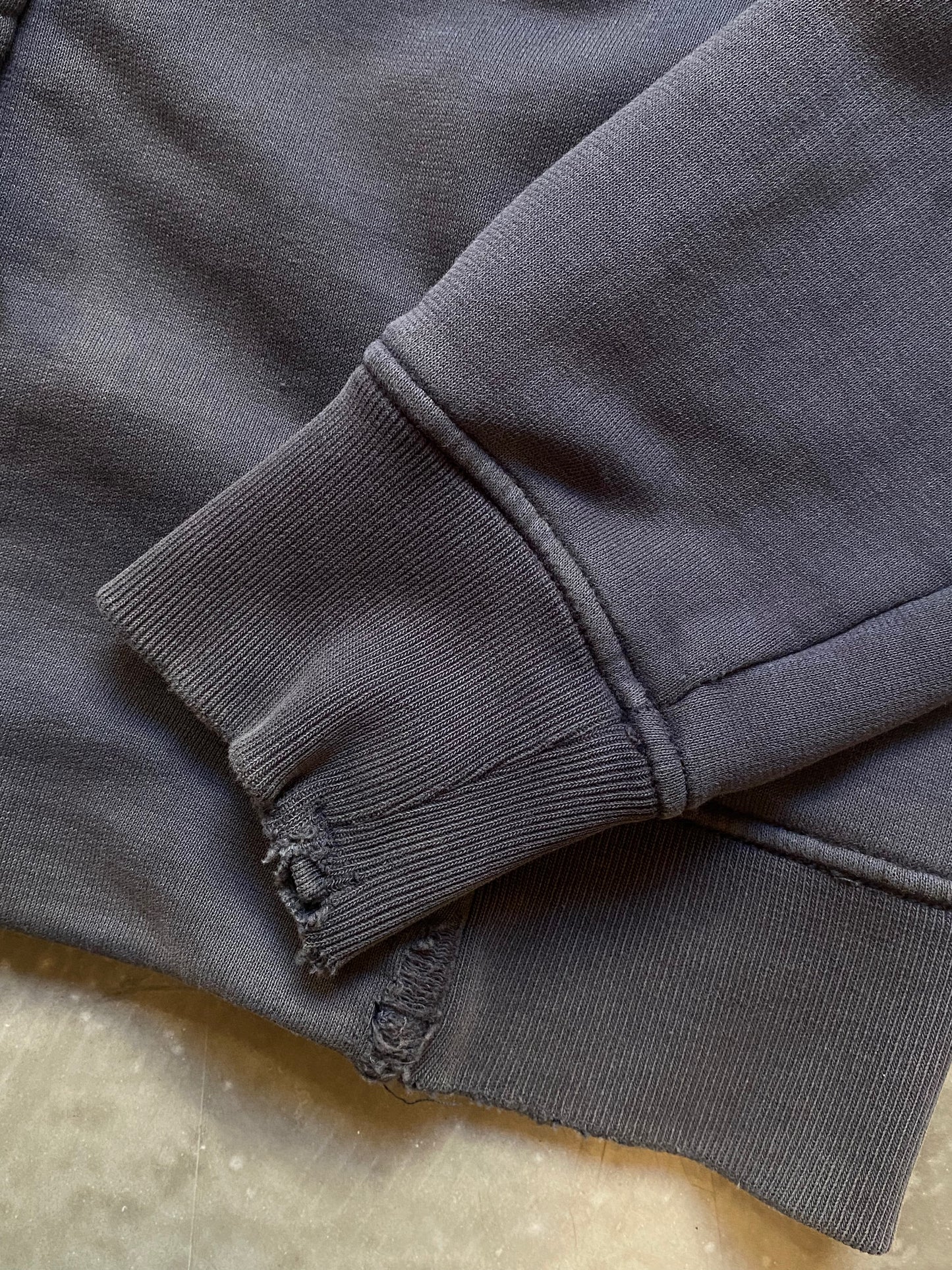 Stone Island Nylon Hoodie - Faded Black - Large