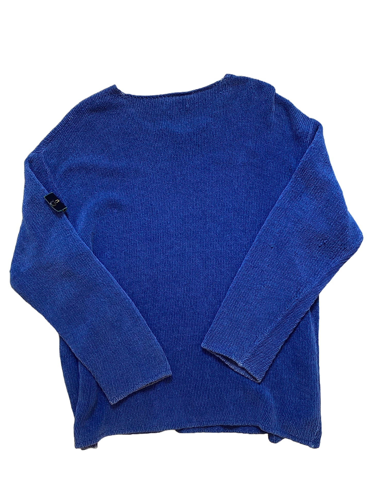 Stone Island 90´s Vintage Knit 100% Cotton Chenille - Faded Blue - Large