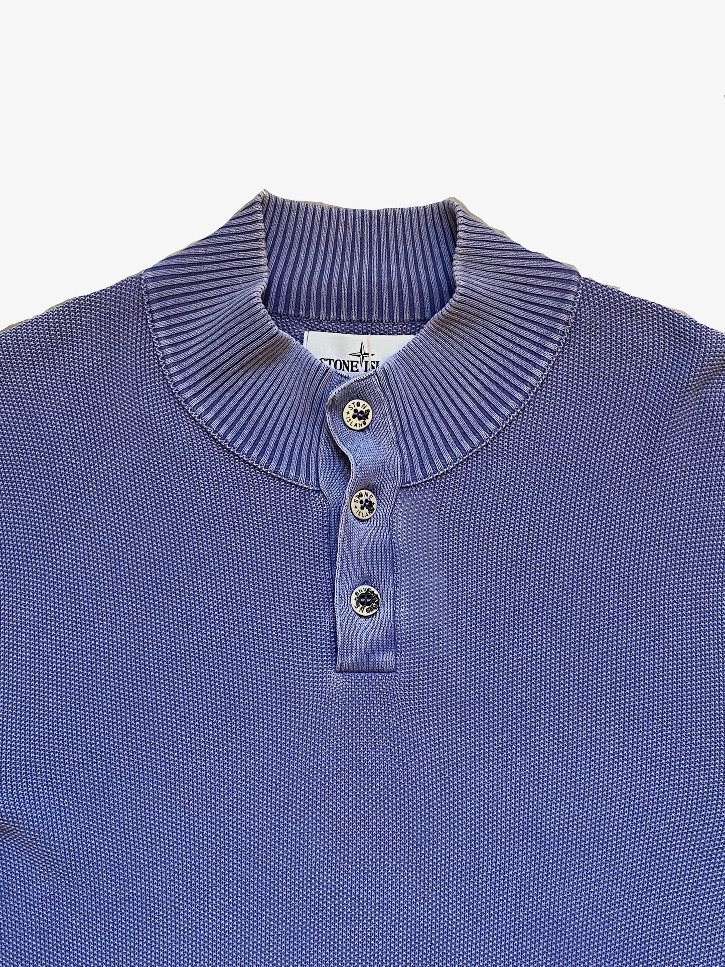 Stone Island Half Zip Knitwear - Purple - Small