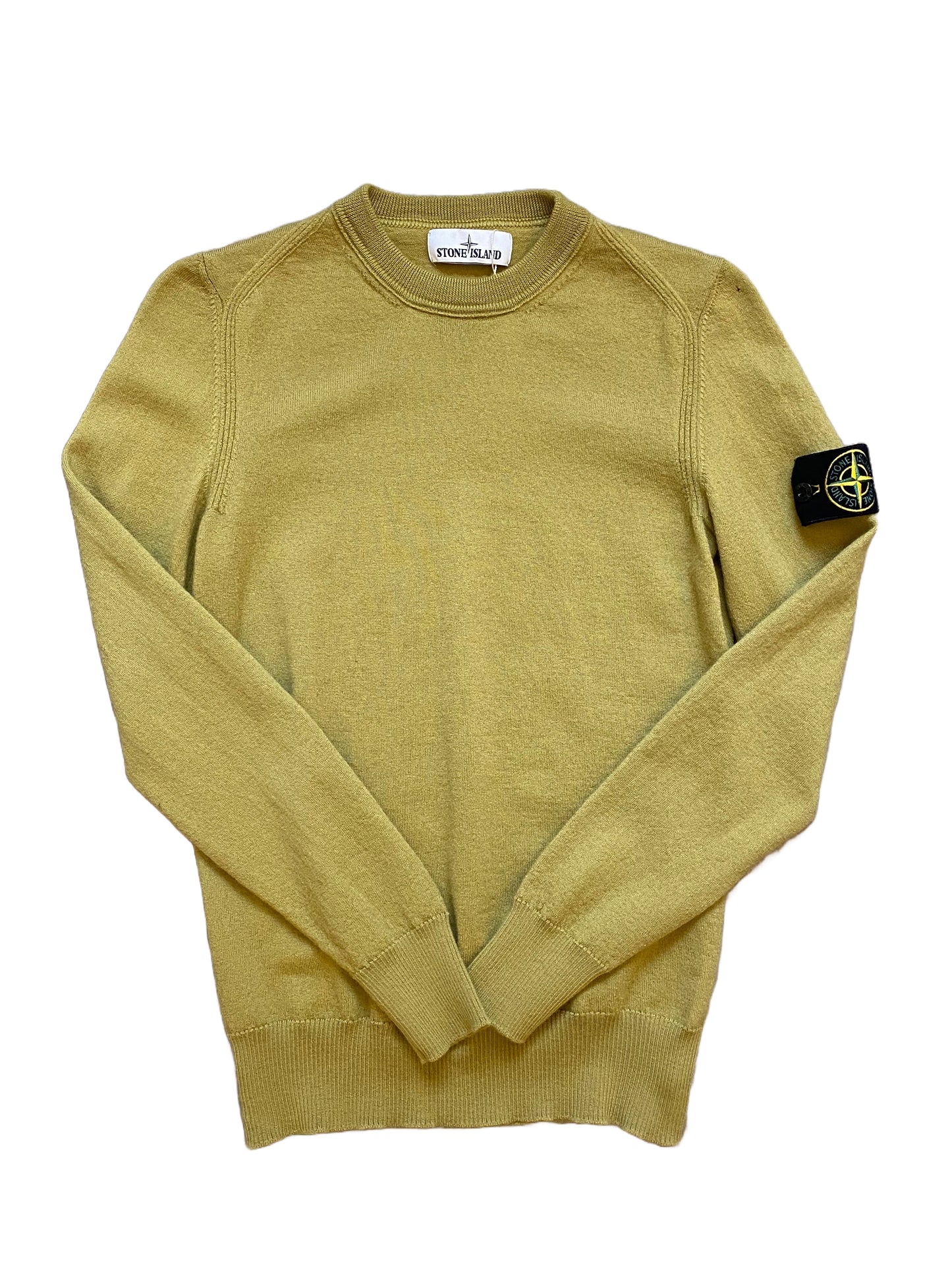 Stone Island Wool Sweater - Mustard - Small
