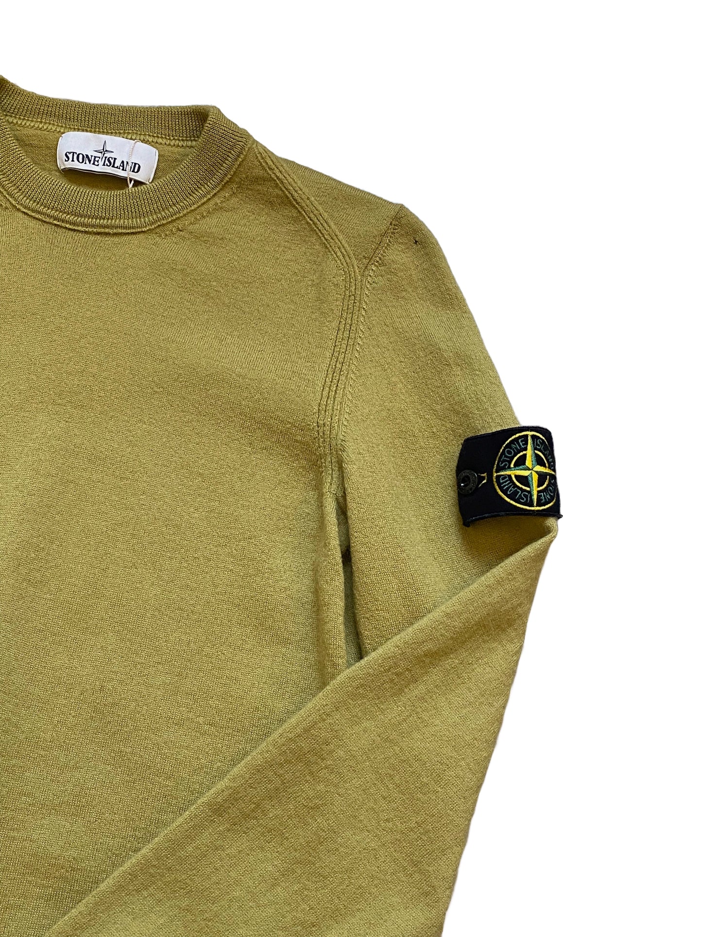 Stone Island Wool Sweater - Mustard - Small