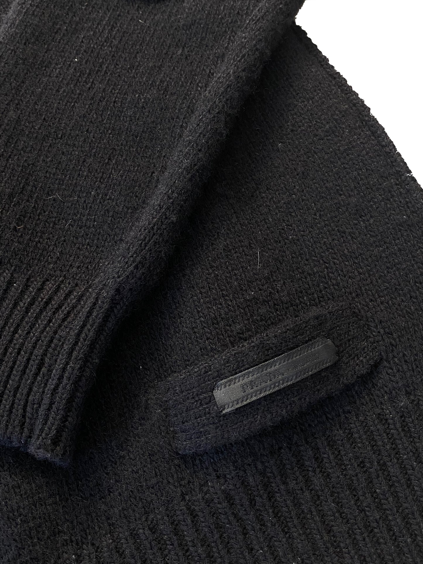 Prada Cashmere Cardigan - Black - Large