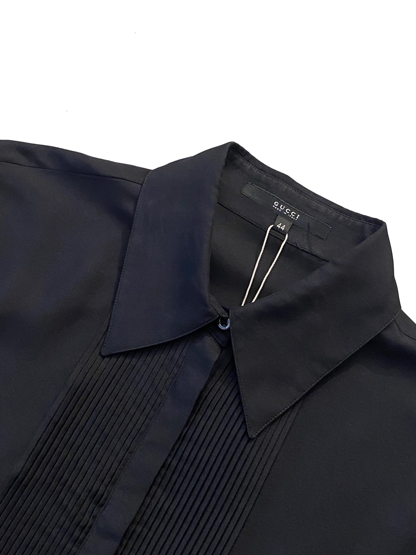 Gucci Silk Shirt - Black - Medium