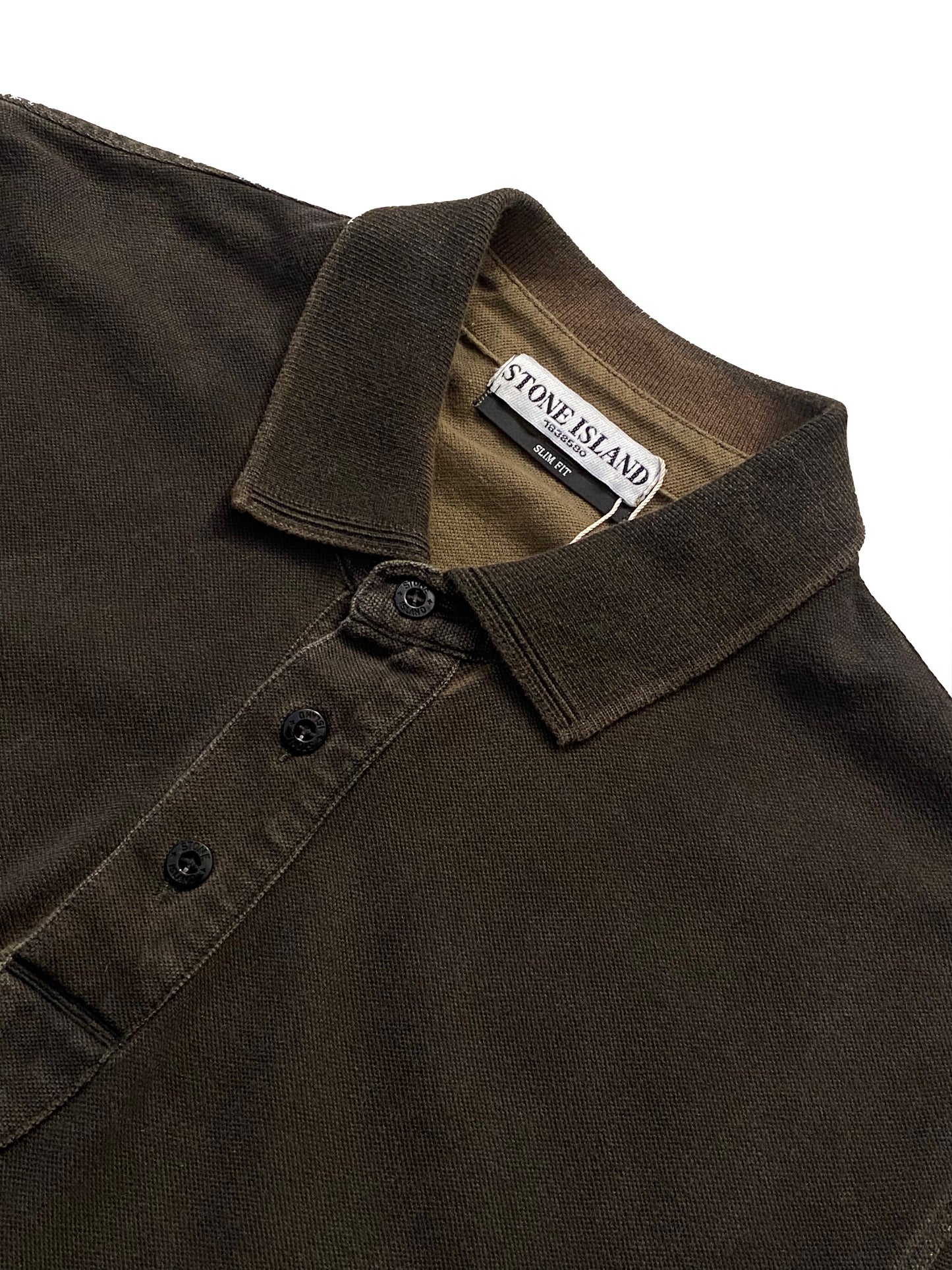 Stone Island Polo - Brown - Large
