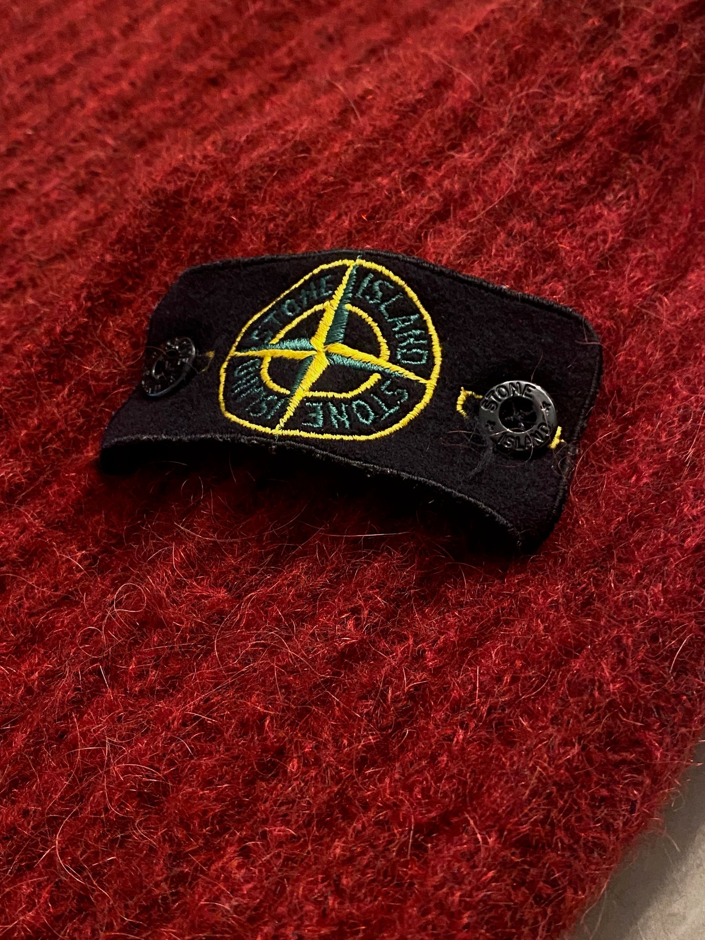 Stone Island Knit Jumper - Red - Medium
