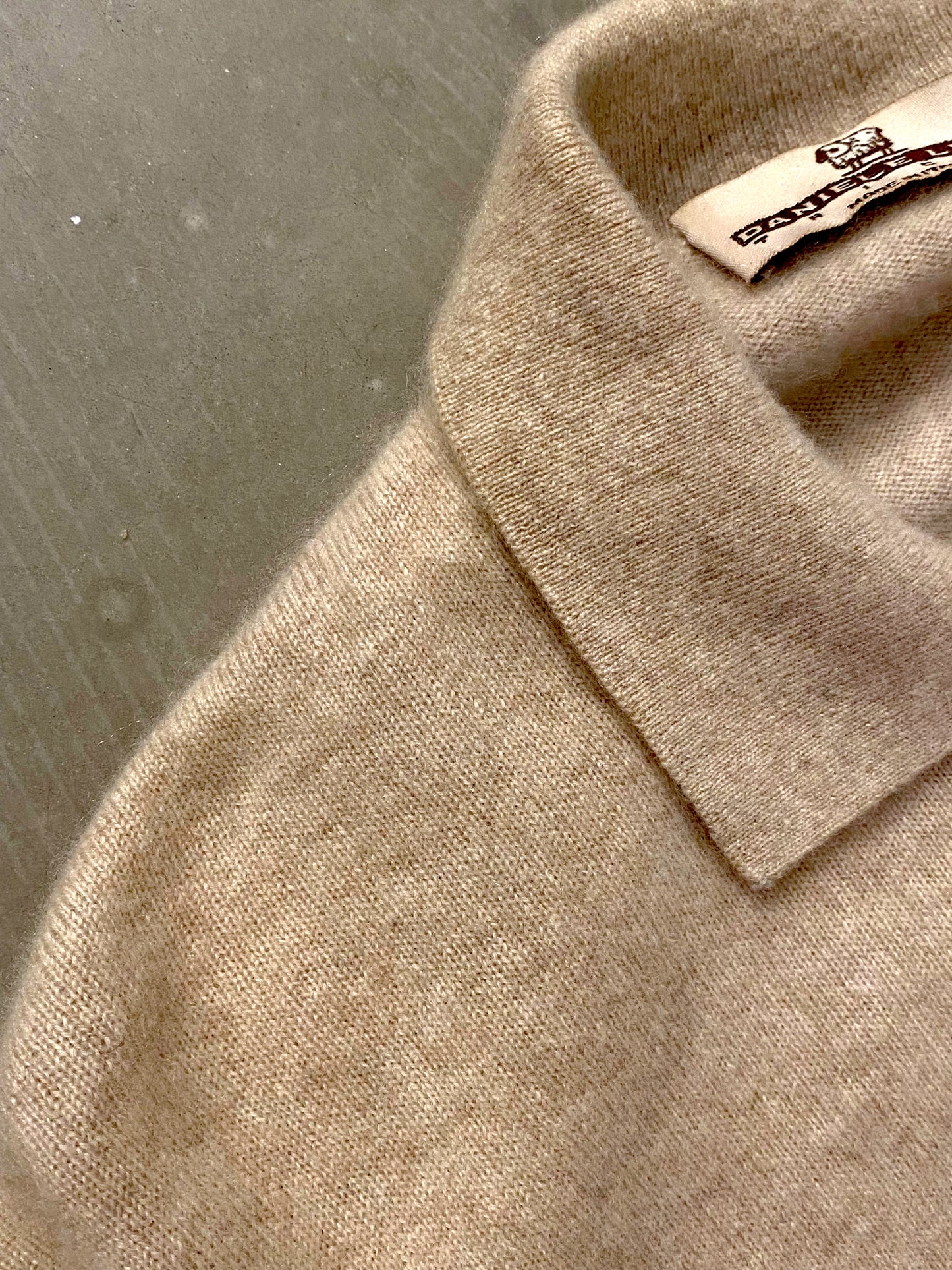 Daniel Libia Cashmere Polo - Beige - Medium