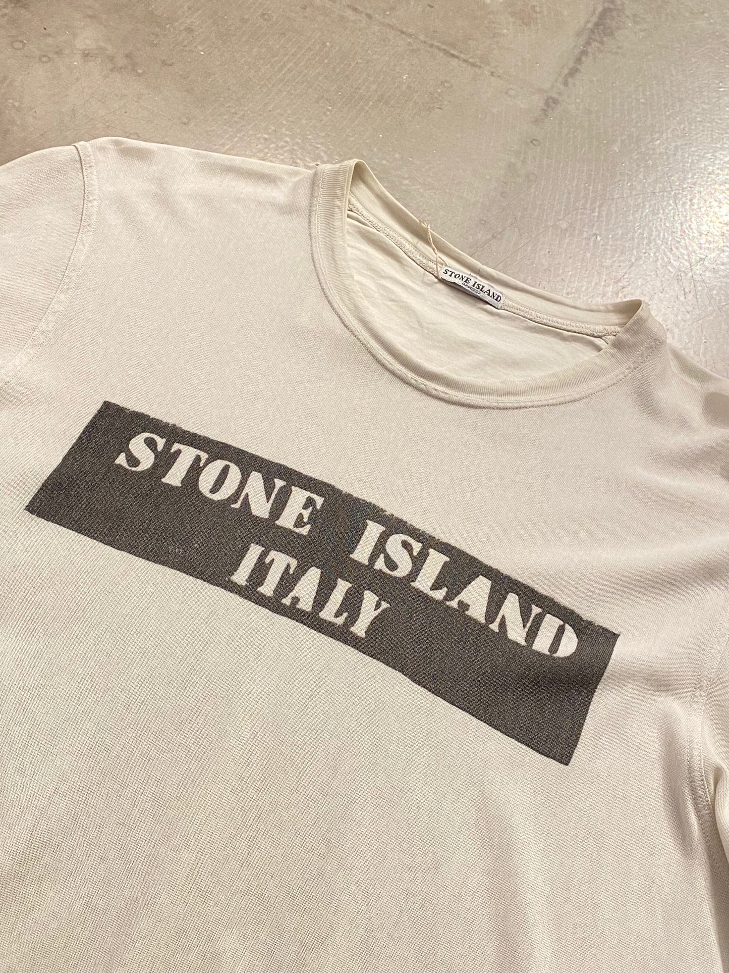 Stone Island S/S 2006 T-shirt - Beige - Extra Large
