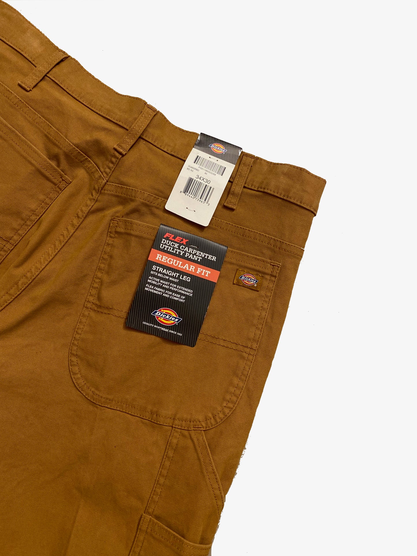 Dickies Carpenter Canvas Pants - Brown - 34x32