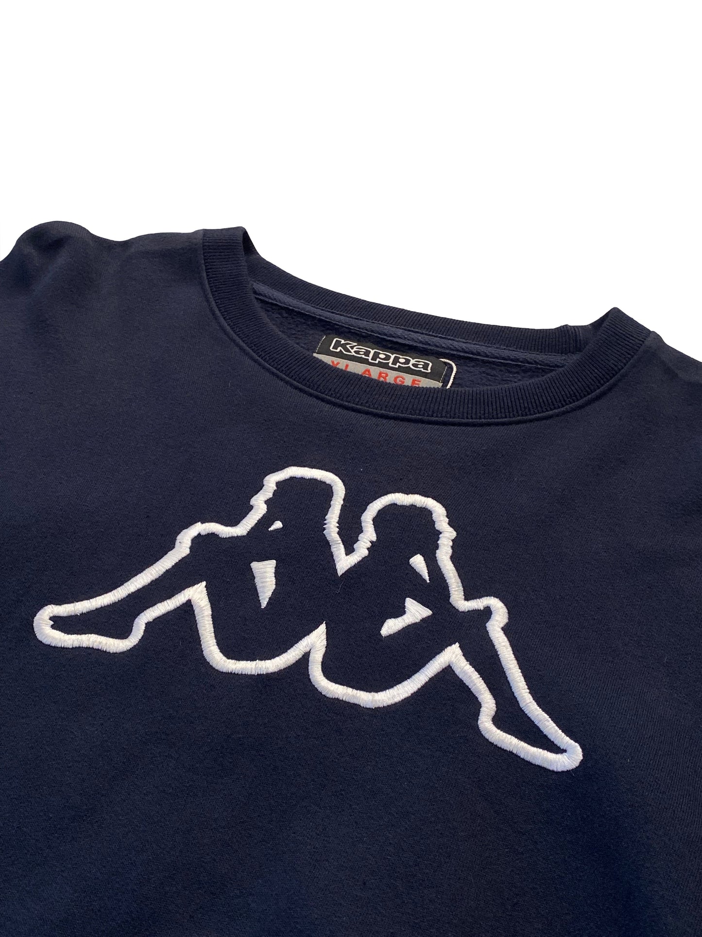 Kappa Sweatshirt - Navy Blue - Extra Large