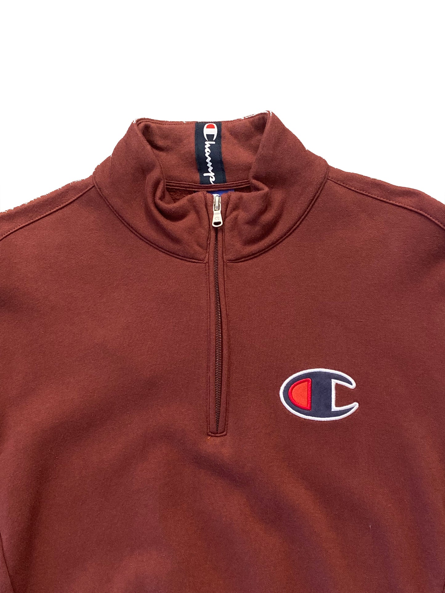 Champion Classic Halp Zip Sweatshirt - Burgundy - Medium