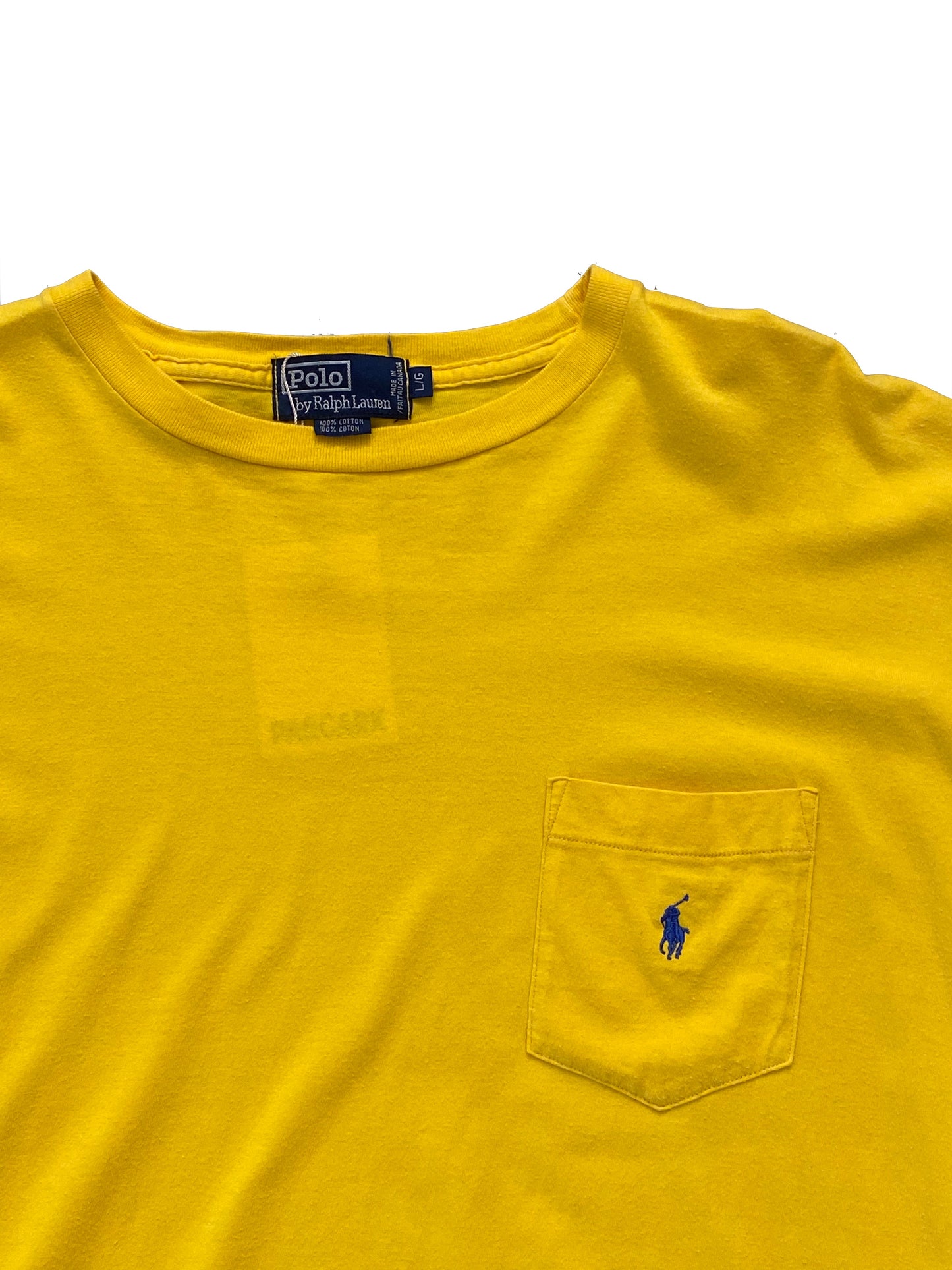 Polo By Ralph Lauren T-Shirt - Yellow - Large