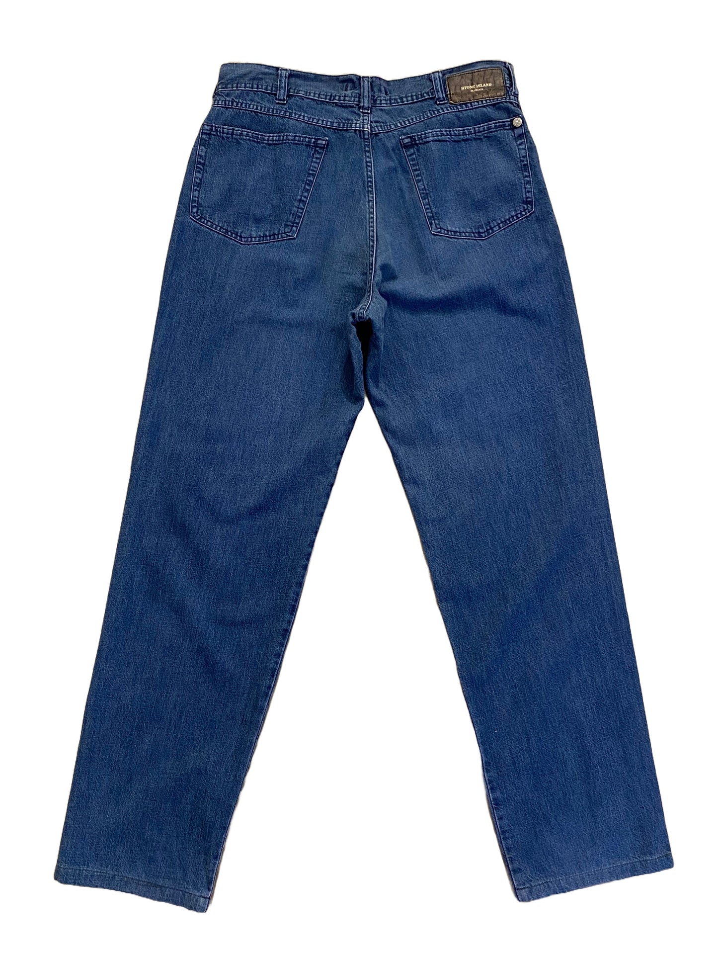 Stone Island Marina Five Pockets Denim Trousers - Blue Denim -