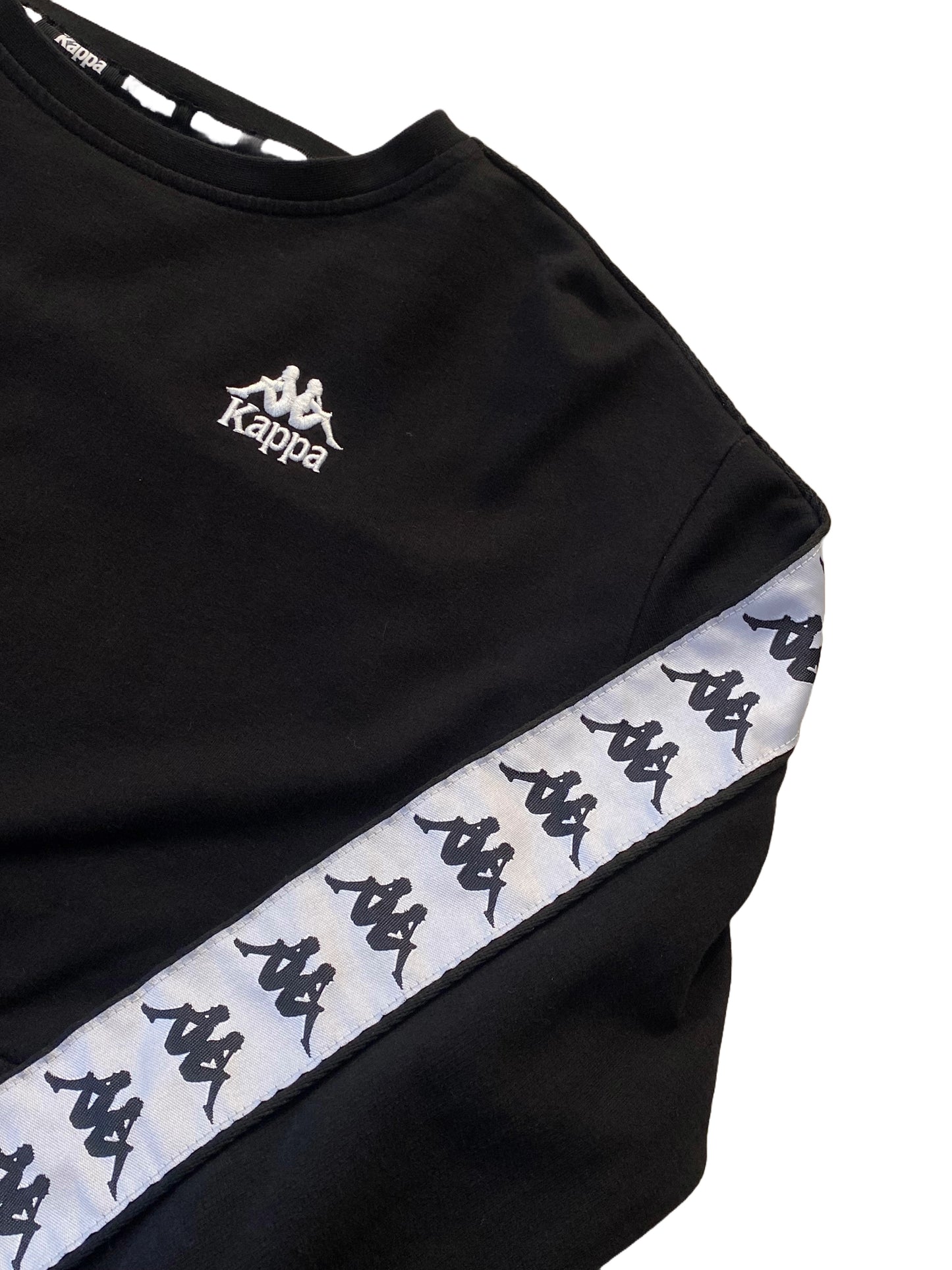 Kappa Banda Balzi Crop Sweatshirt - Medium - Black