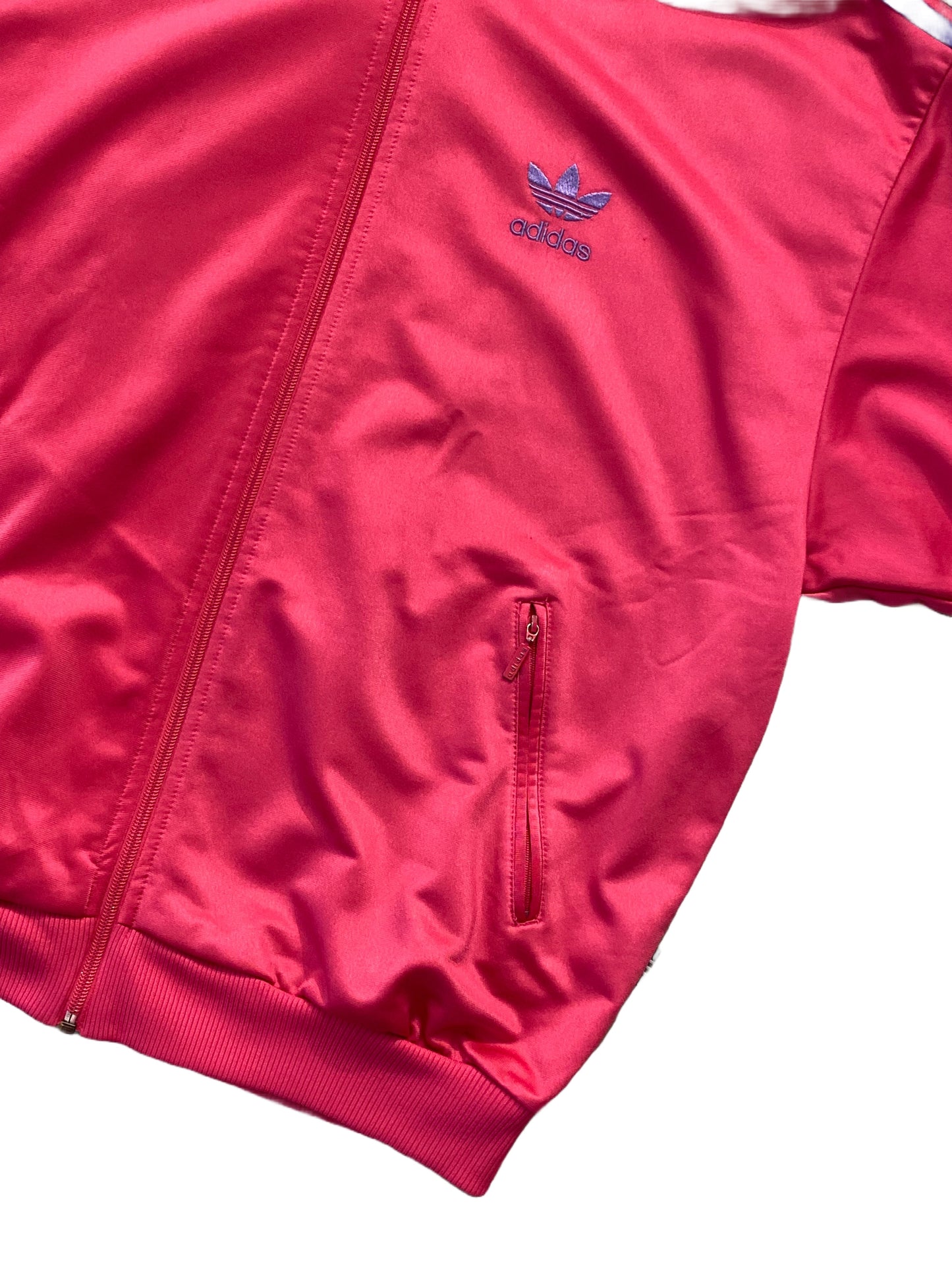Adidas Vintage Track Jacket - Fucsia - Medium