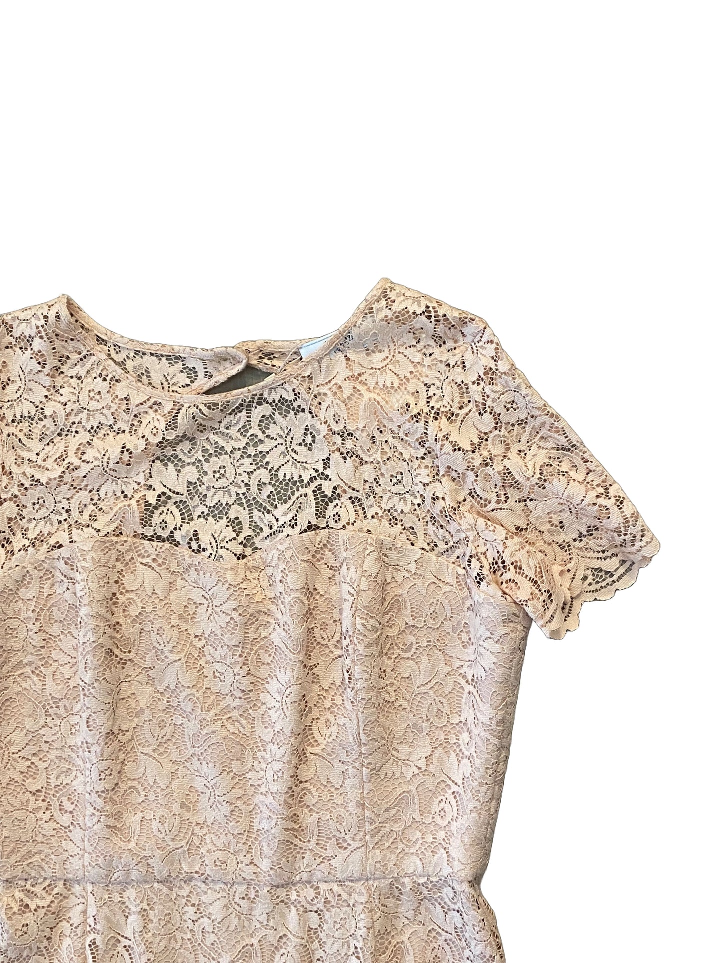 Blumarine Lace Dress - Baby Pink - Extra Large