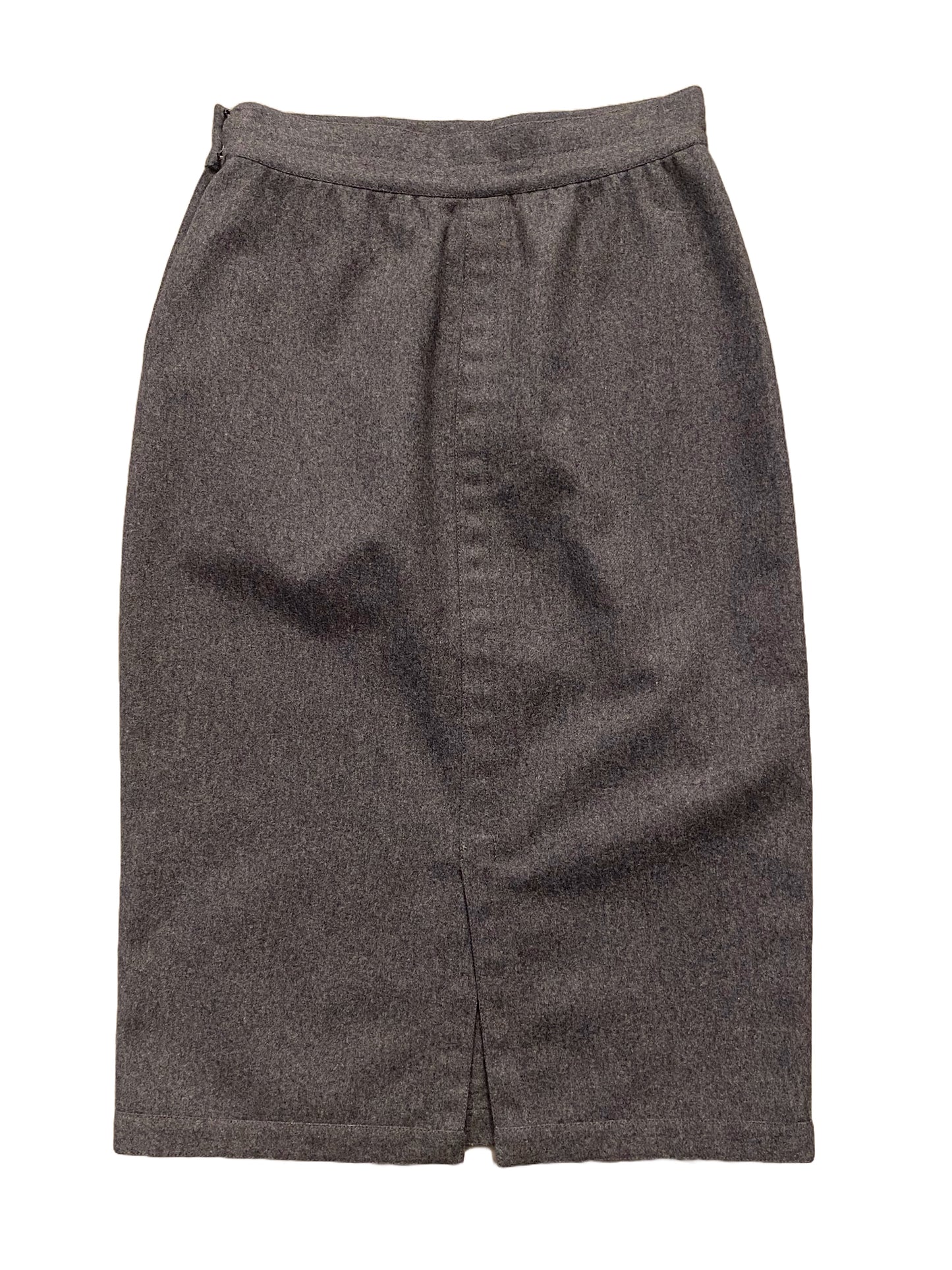 Gianni Versace Wool Skirt - Grey - Medium