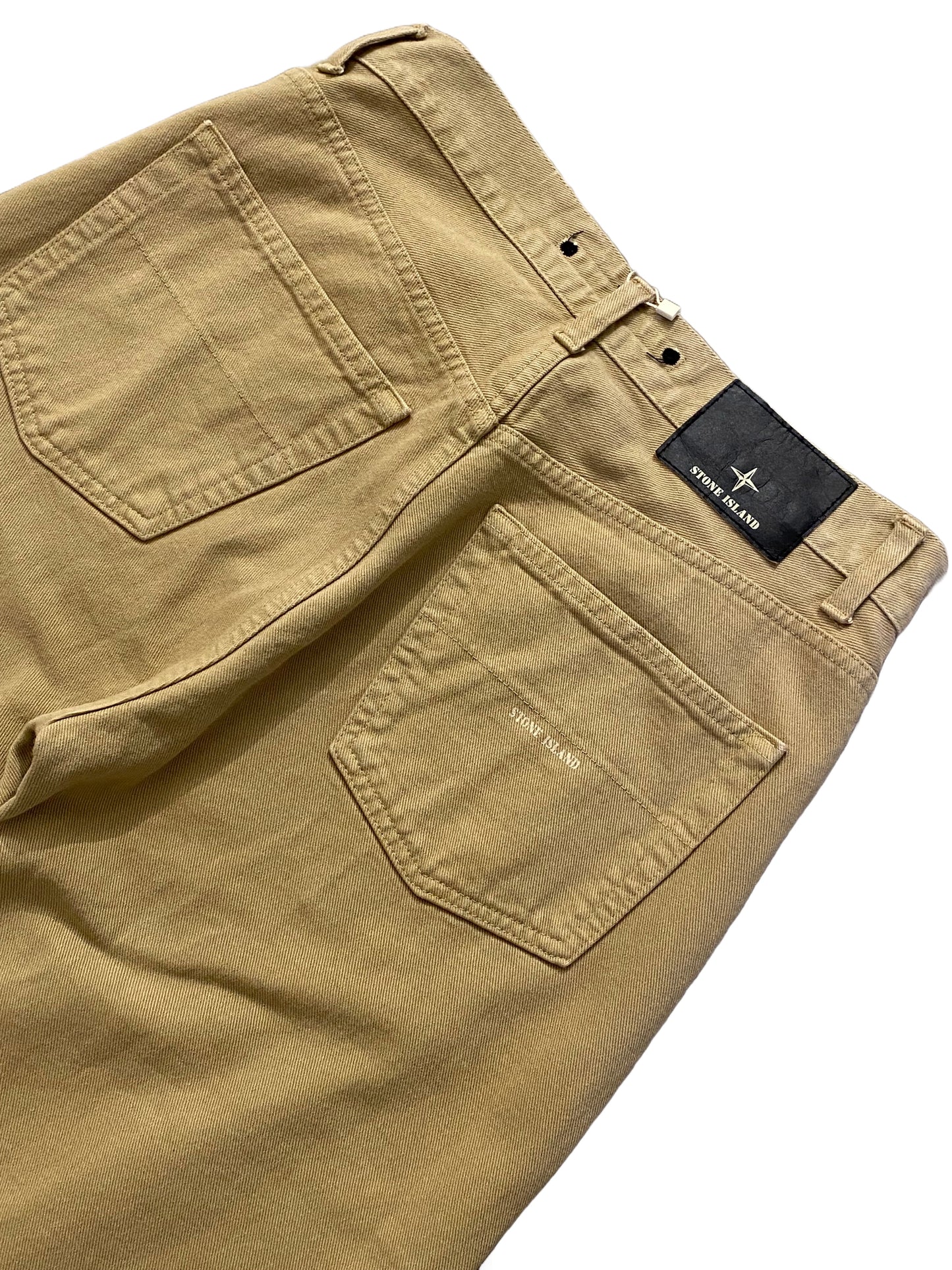 Stone Island Five Pocket Trousers - Camel - Small