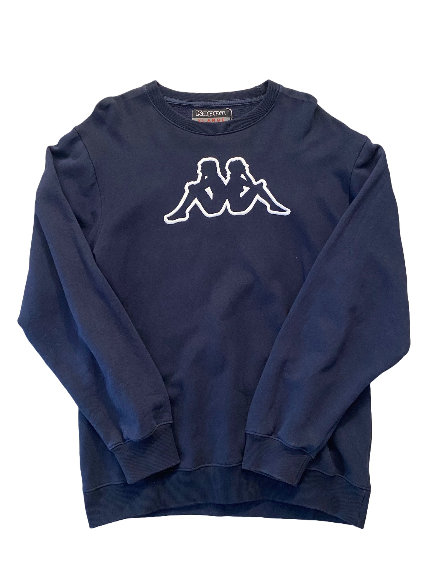 Kappa Sweatshirt - Navy Blue - Extra Large