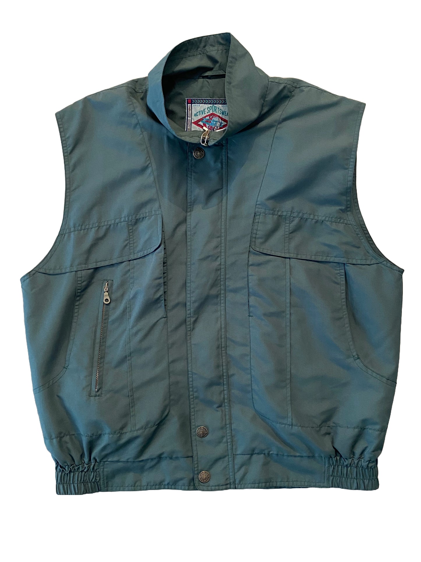 Curated Vintage Waistcoat - Green - Extra Large