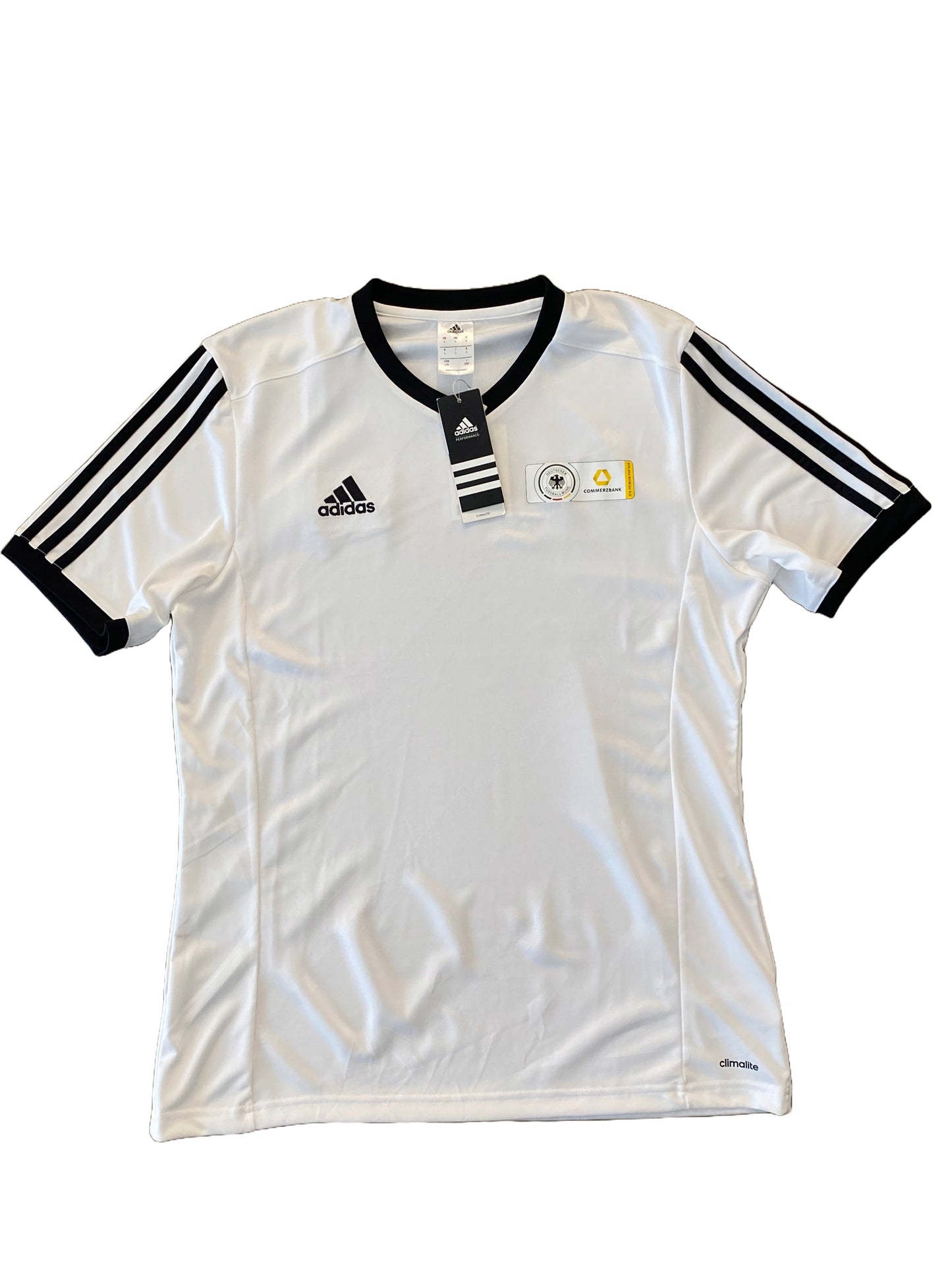 Adidas Climalite German Jersey - White - Large