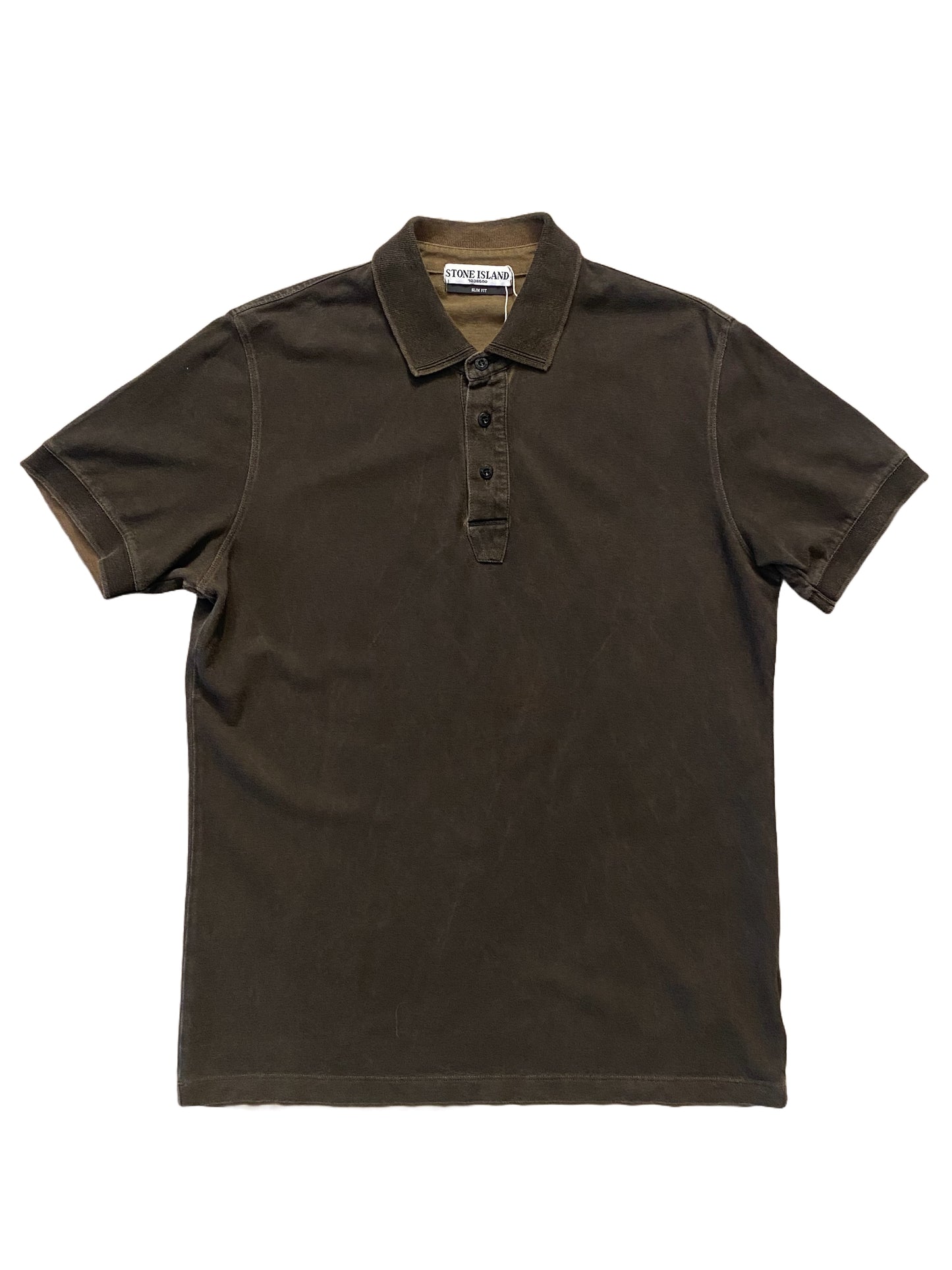 Stone Island Polo - Brown - Large