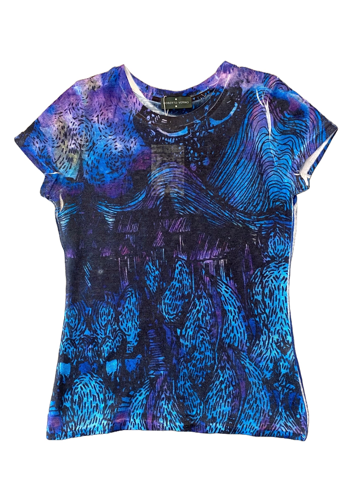 Curated Vintage Top - Blue - Medium