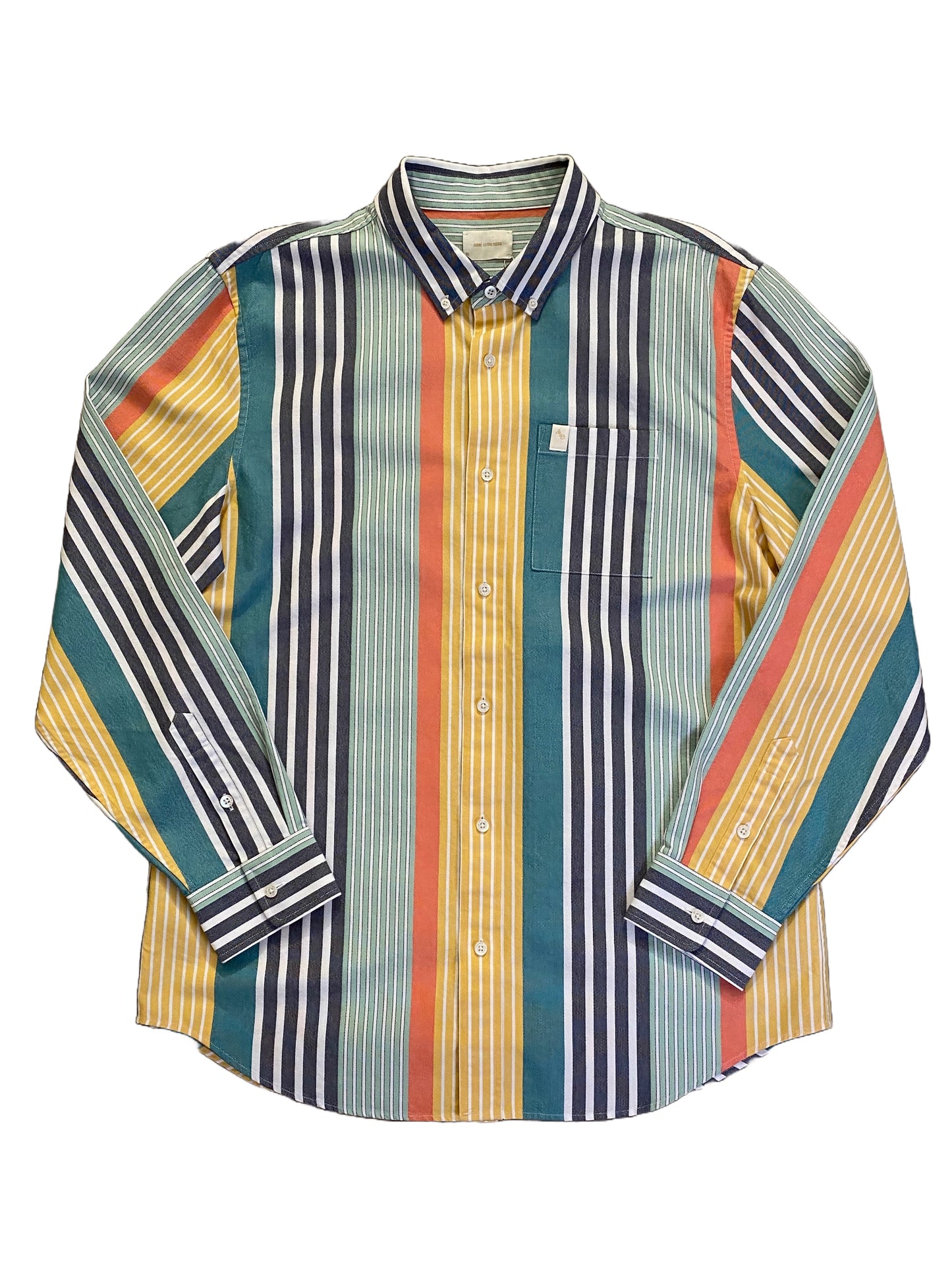 Aimé Leon Dore Thin Stripe Oxford Shirt - Multicolor - Extra Large
