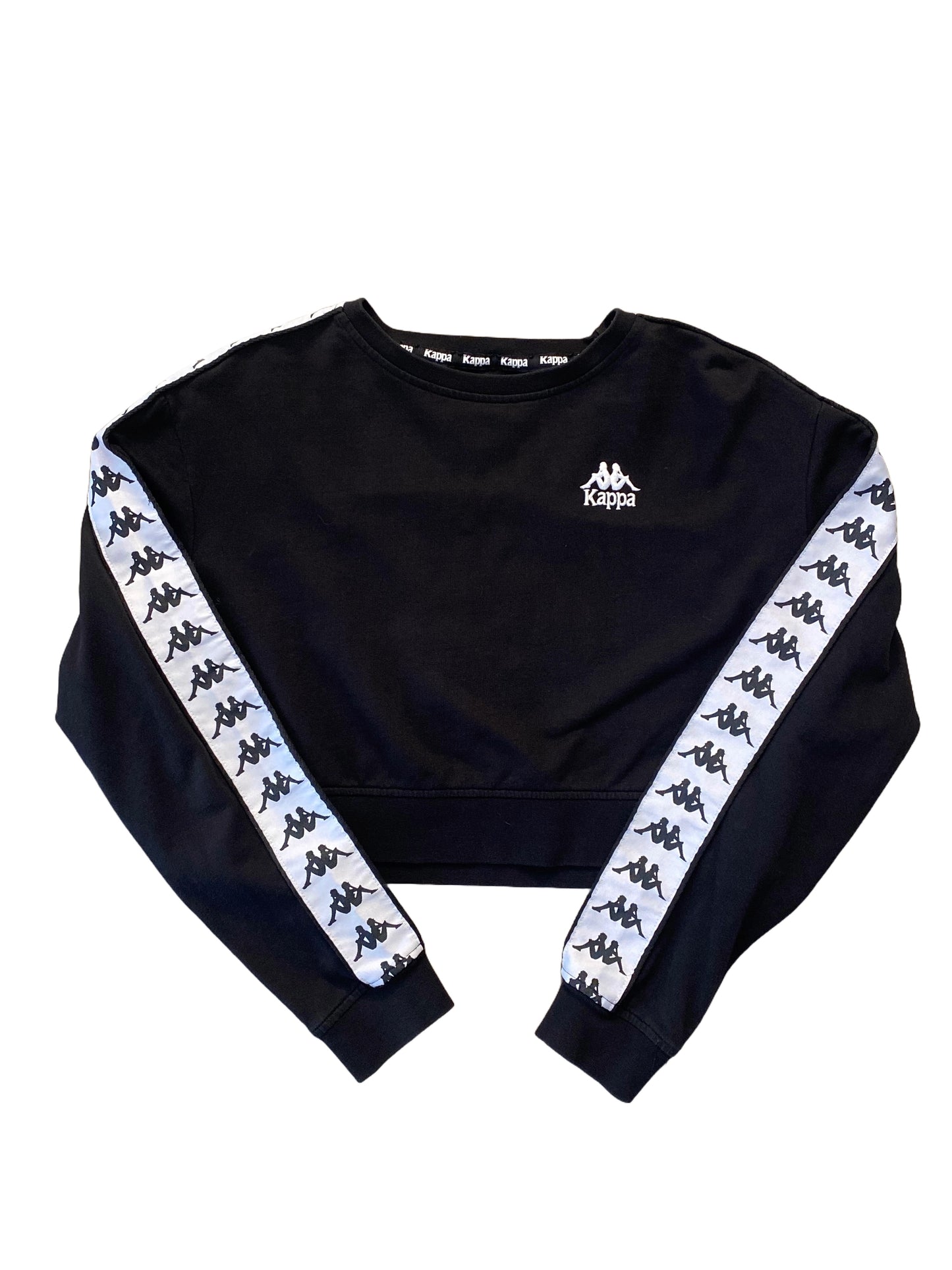 Kappa Banda Balzi Crop Sweatshirt - Medium - Black