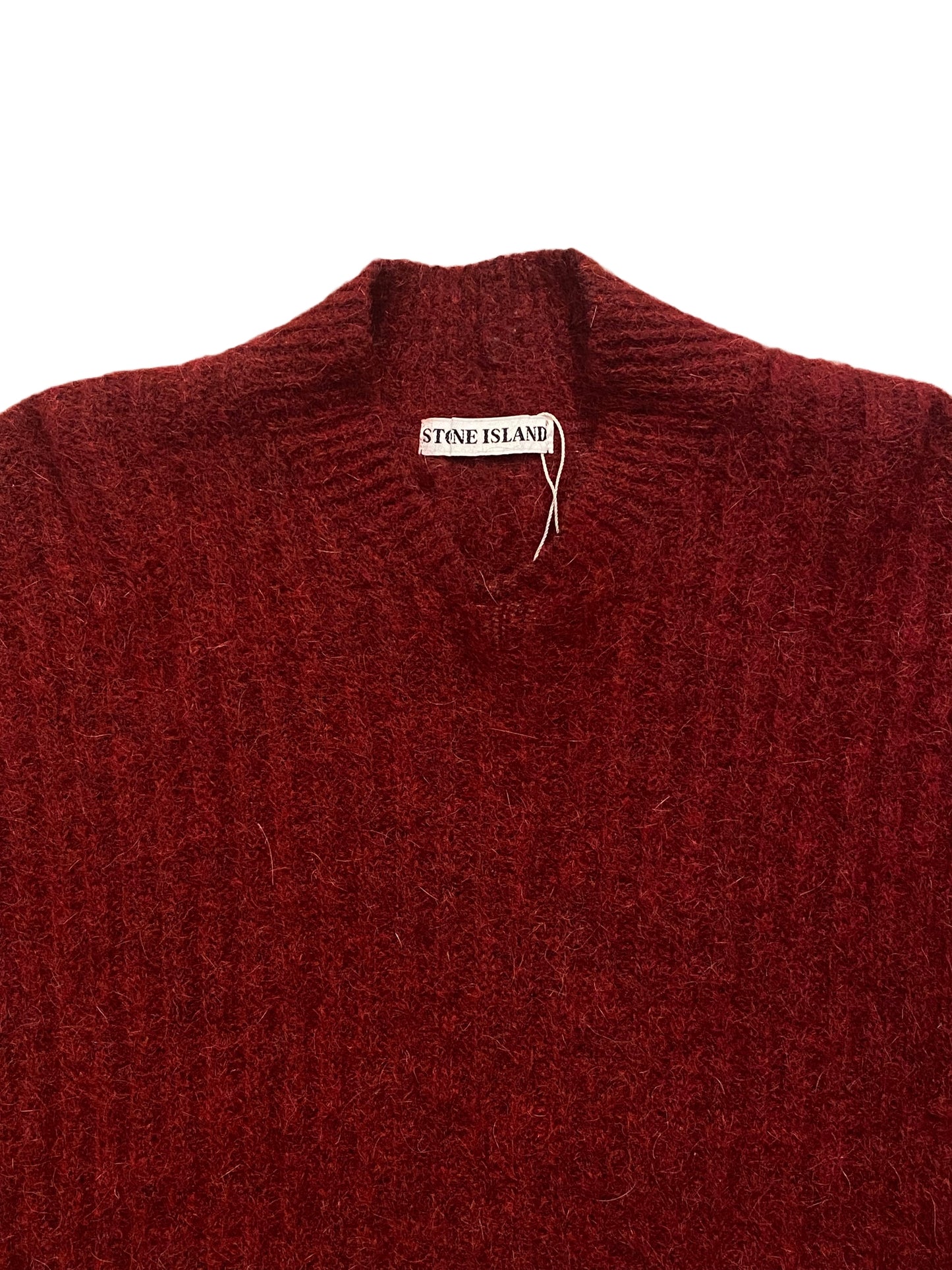 Stone Island Knit Jumper - Red - Medium