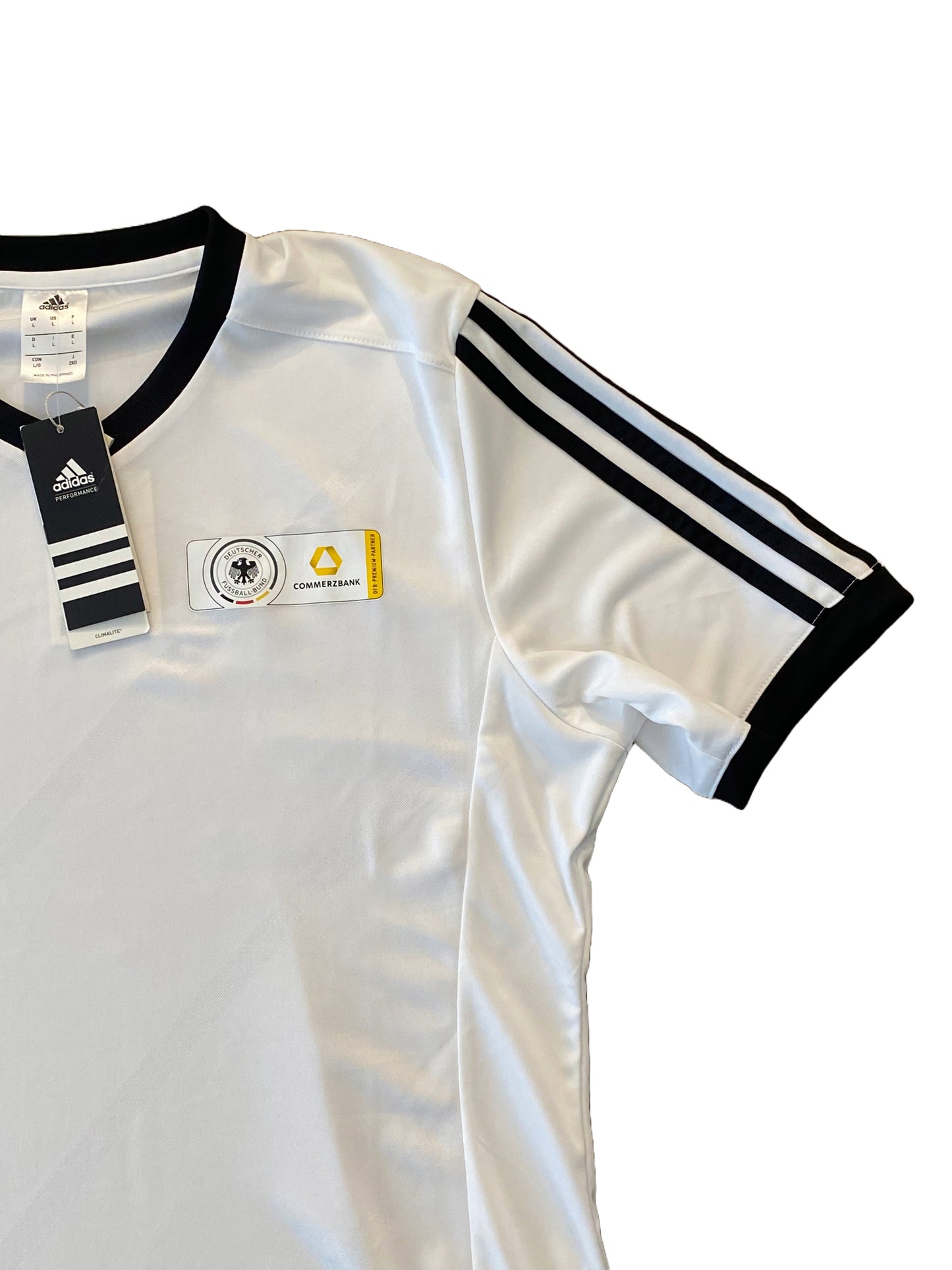 Adidas Climalite German Jersey - White - Large