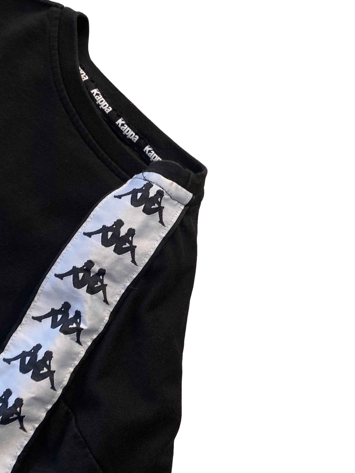 Kappa Banda Balzi Crop Sweatshirt - Medium - Black