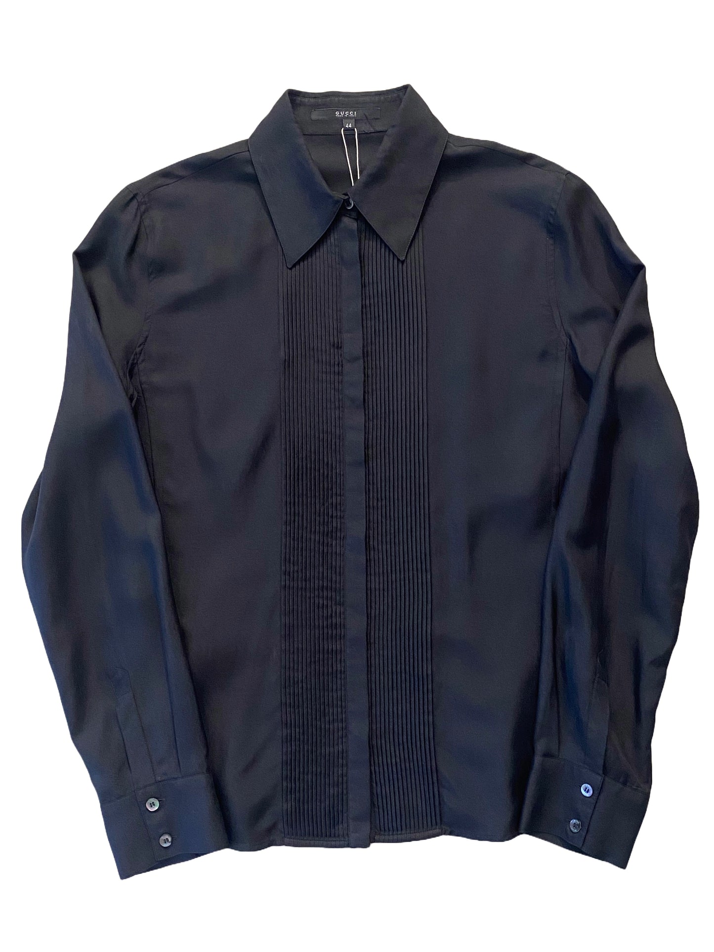 Gucci Silk Shirt - Black - Medium