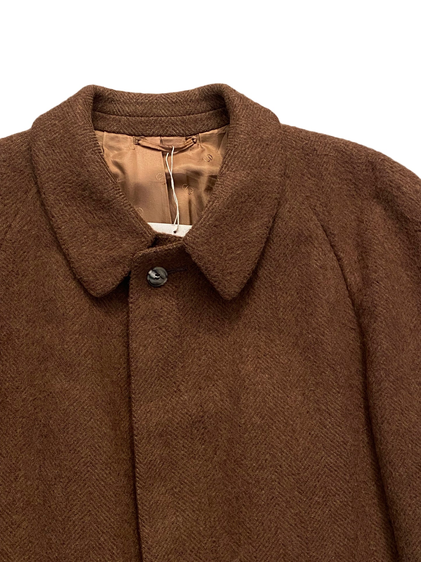 Dior Wool Coat - Brown - Extra Large