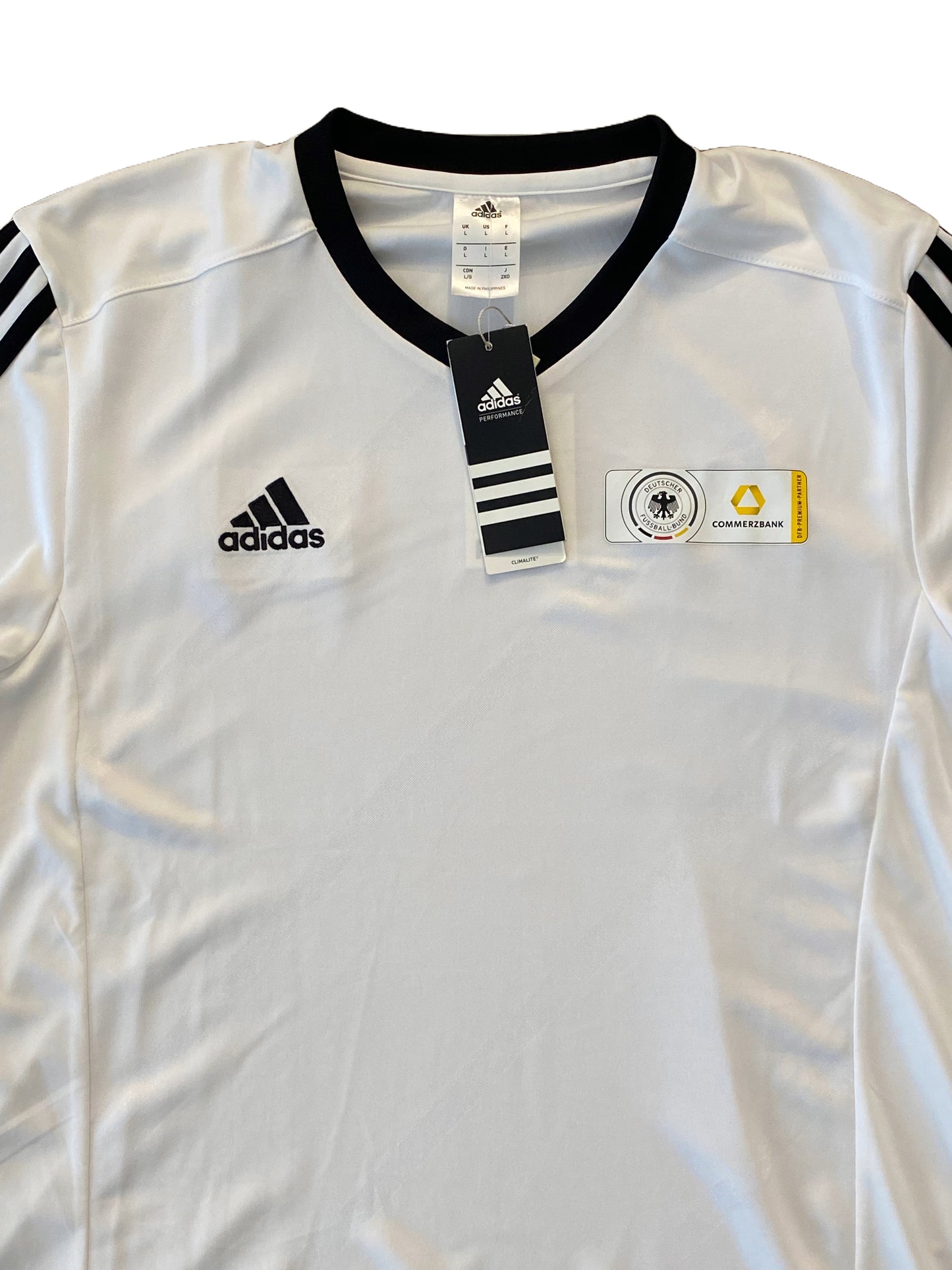 Adidas Climalite German Jersey - White - Large