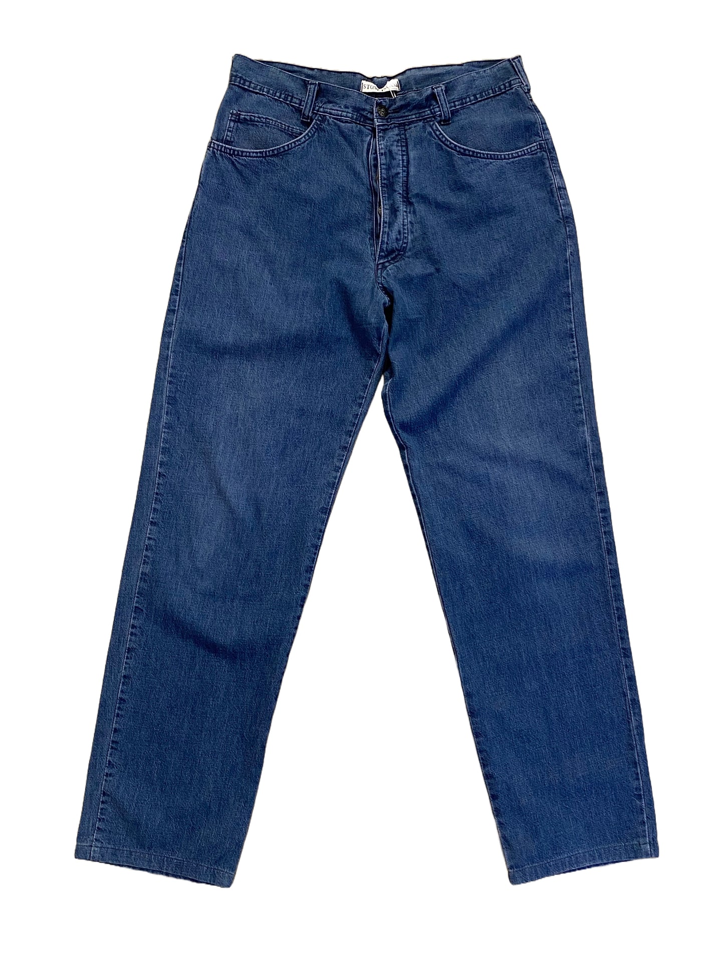 Stone Island Marina Five Pockets Denim Trousers - Blue Denim -