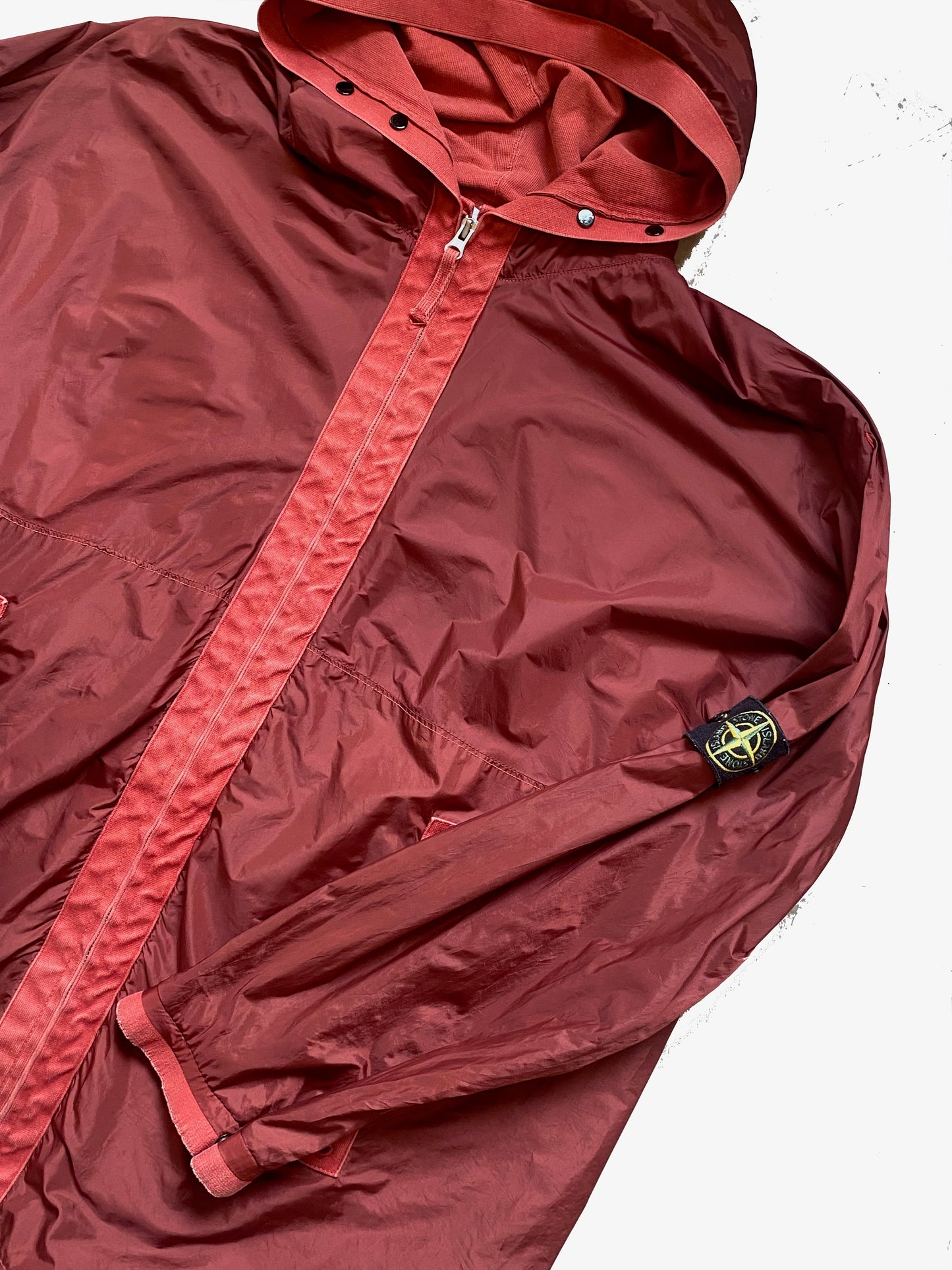 Stone Island Soft Shell Jacket - Burgundy - Extra Large