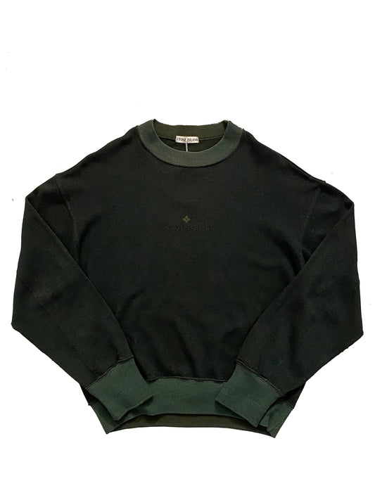 Stone Island Knit Jumper - Dark Green - Extra Large