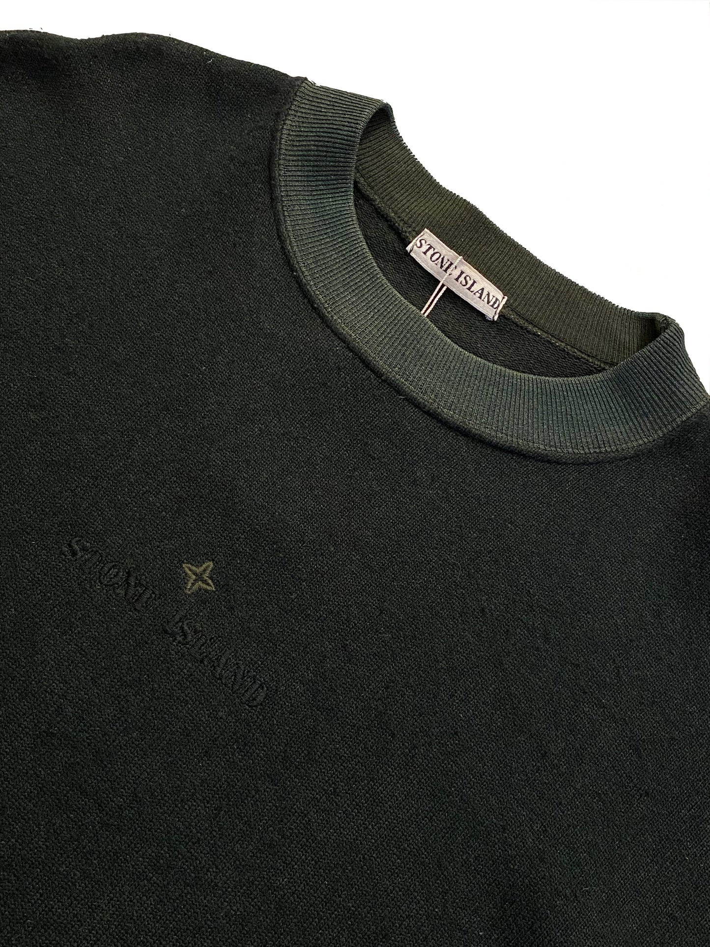 Stone Island Knit Jumper - Dark Green - Extra Large