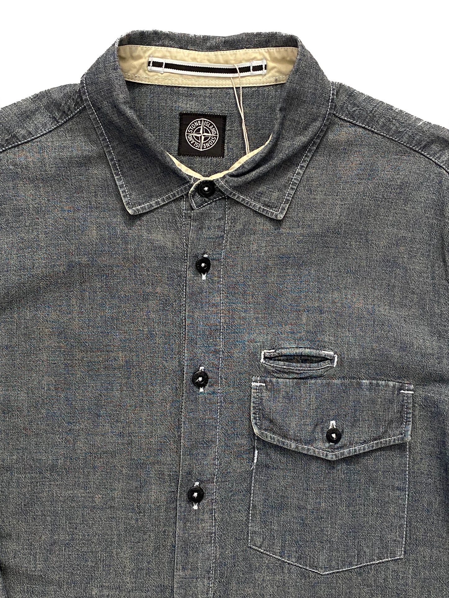 Stone Island A/W 2010 Denim Shirt - Denim - Extra Large