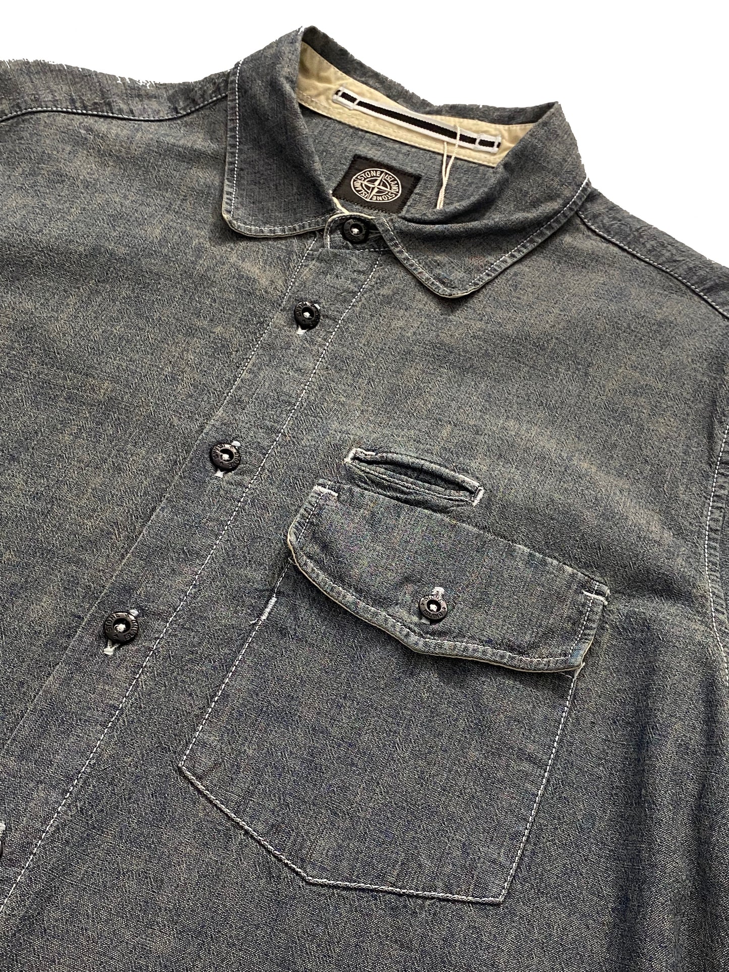 Stone Island A/W 2010 Denim Shirt - Denim - Extra Large