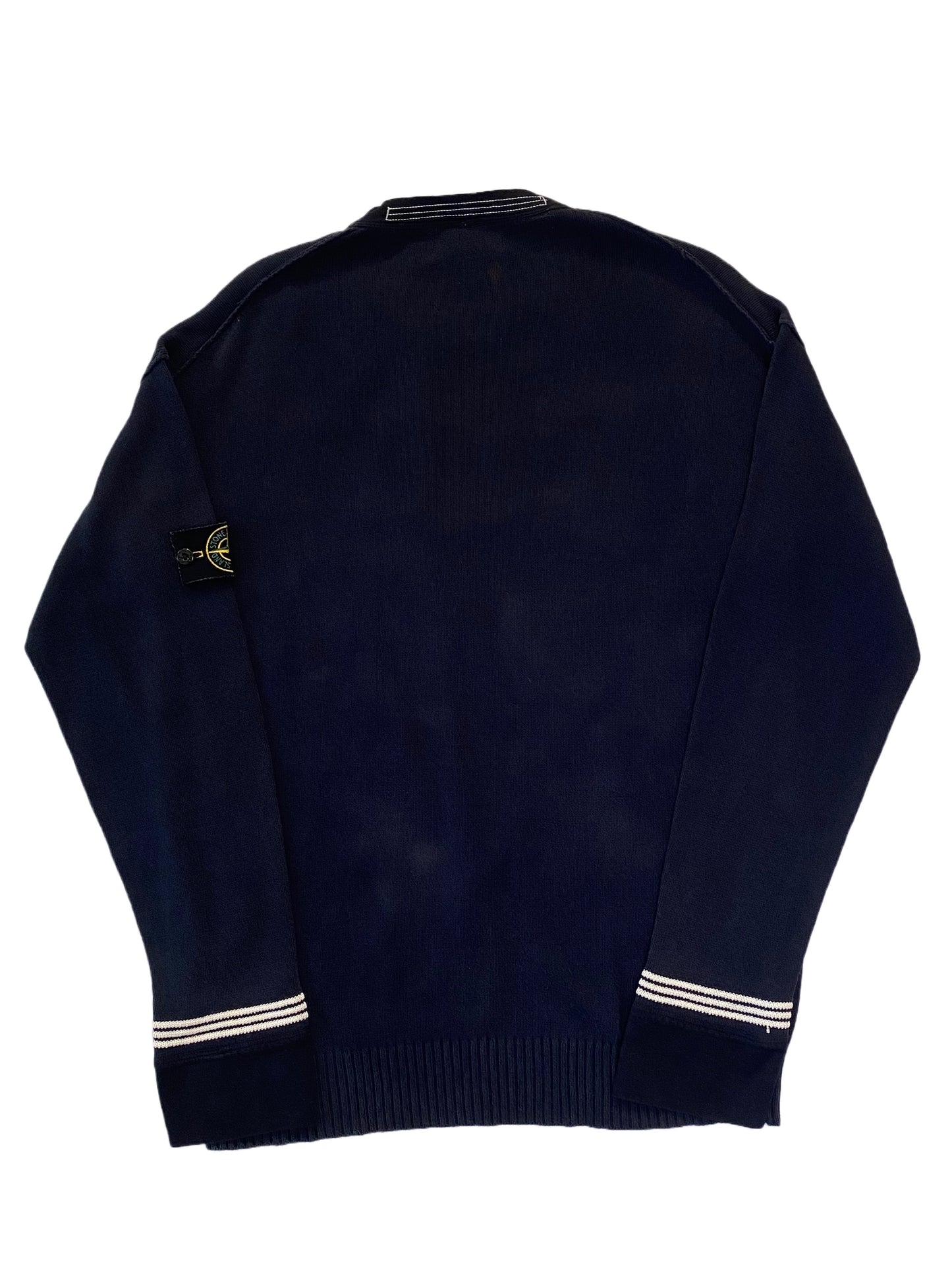 Stone Island Cotton Knitwear - Navy Blue - Extra Large