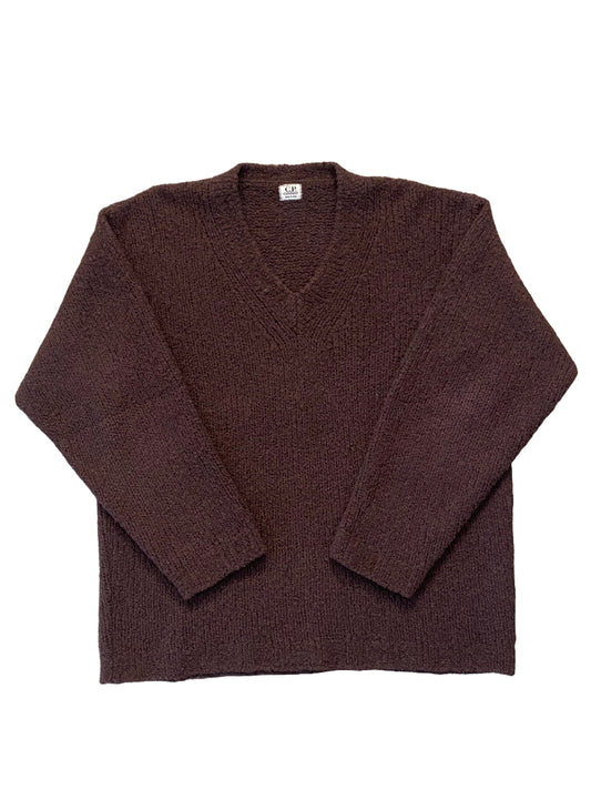 C.P Company Teddy Wool Jumper - Brown - Extra Large