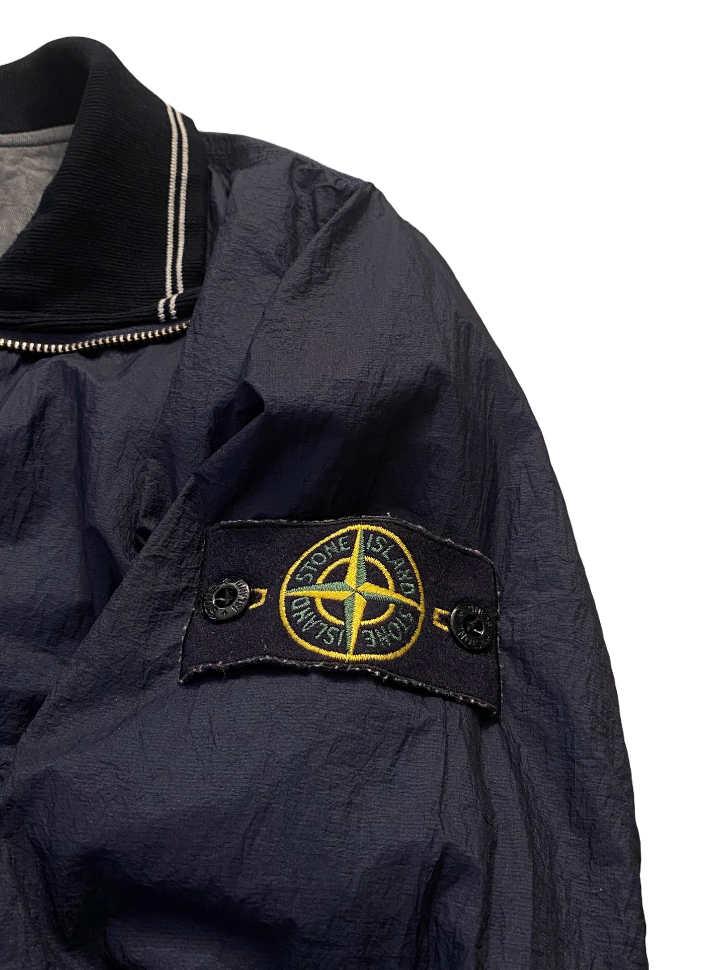 Stone Island Light Bomber Jacket - Navy Blue - Small