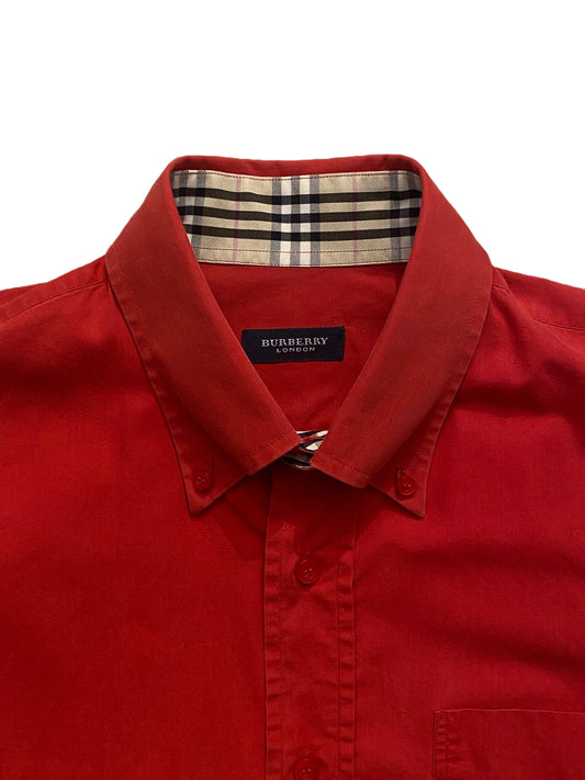 Burberry Shirt - Red - Extra Large