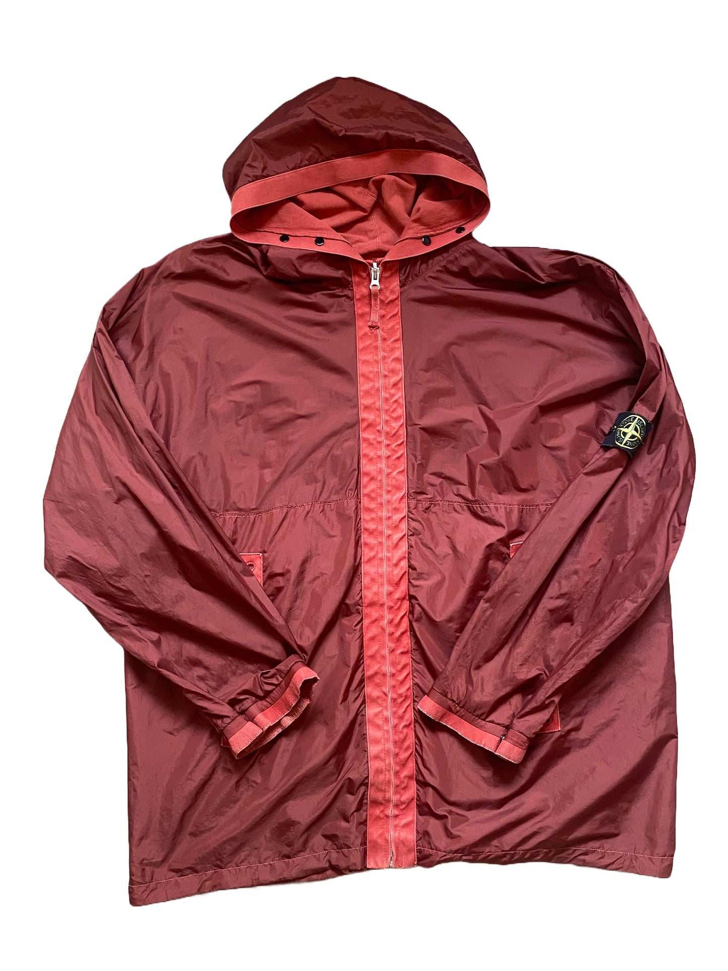 Stone Island Soft Shell Jacket - Burgundy - Extra Large